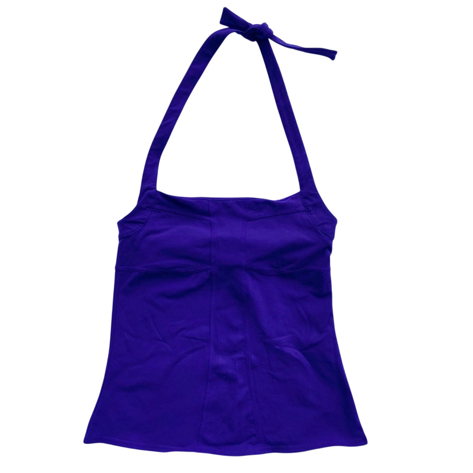 Athleta New Athleta Womens Medium Shelf Bra Purple Halter Tank Top Size M / US 6-8 / IT 42-44 - 1 Thumbnail
