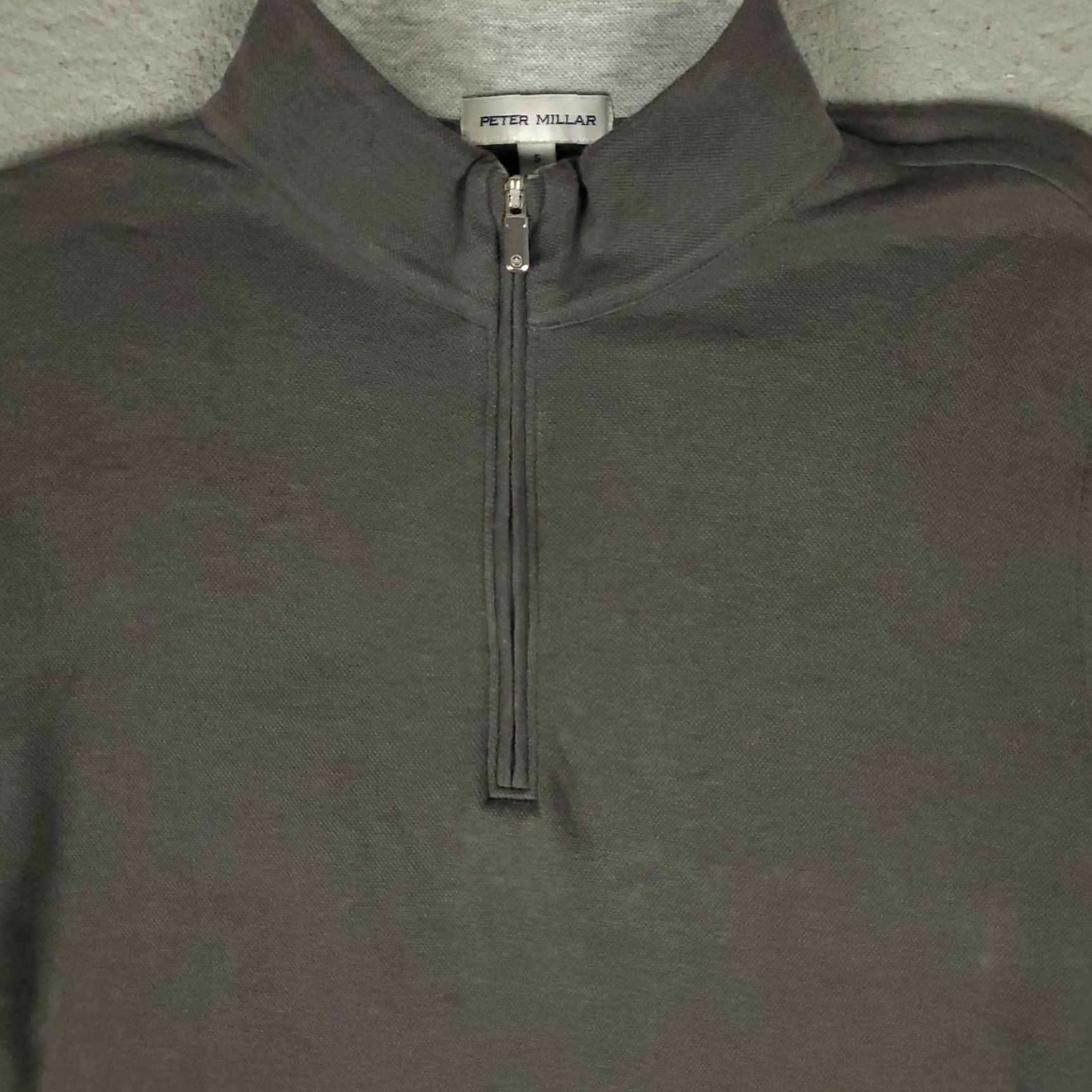 Peter Millar Peter Millar Sweater Mens Small Gray Cotton Blend Golf 1/4 Zip Pullover Size US S / EU 44-46 / 1 - 2 Thumbnail