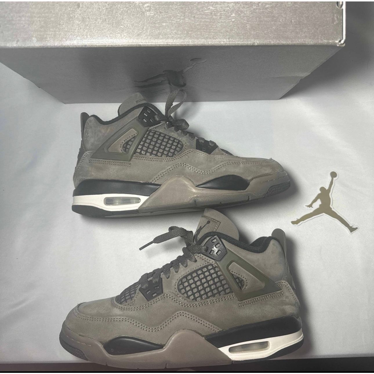 Jordan Brand × Nike Size 5 - Nike Air Jordan 4 Retro GS Cave Stone Men's Shoes Size US 5 / EU 37 - 2 Thumbnail