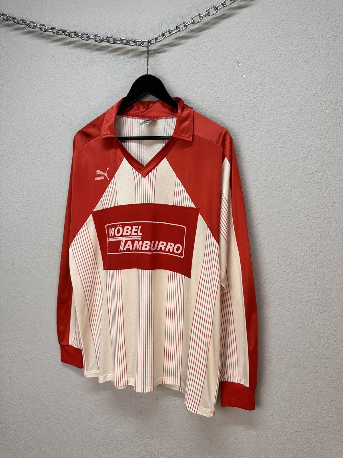 Puma Rare Jersey West Germany Puma Long sleeve Milan Barcelona Size US L / EU 52-54 / 3 - 2 Thumbnail