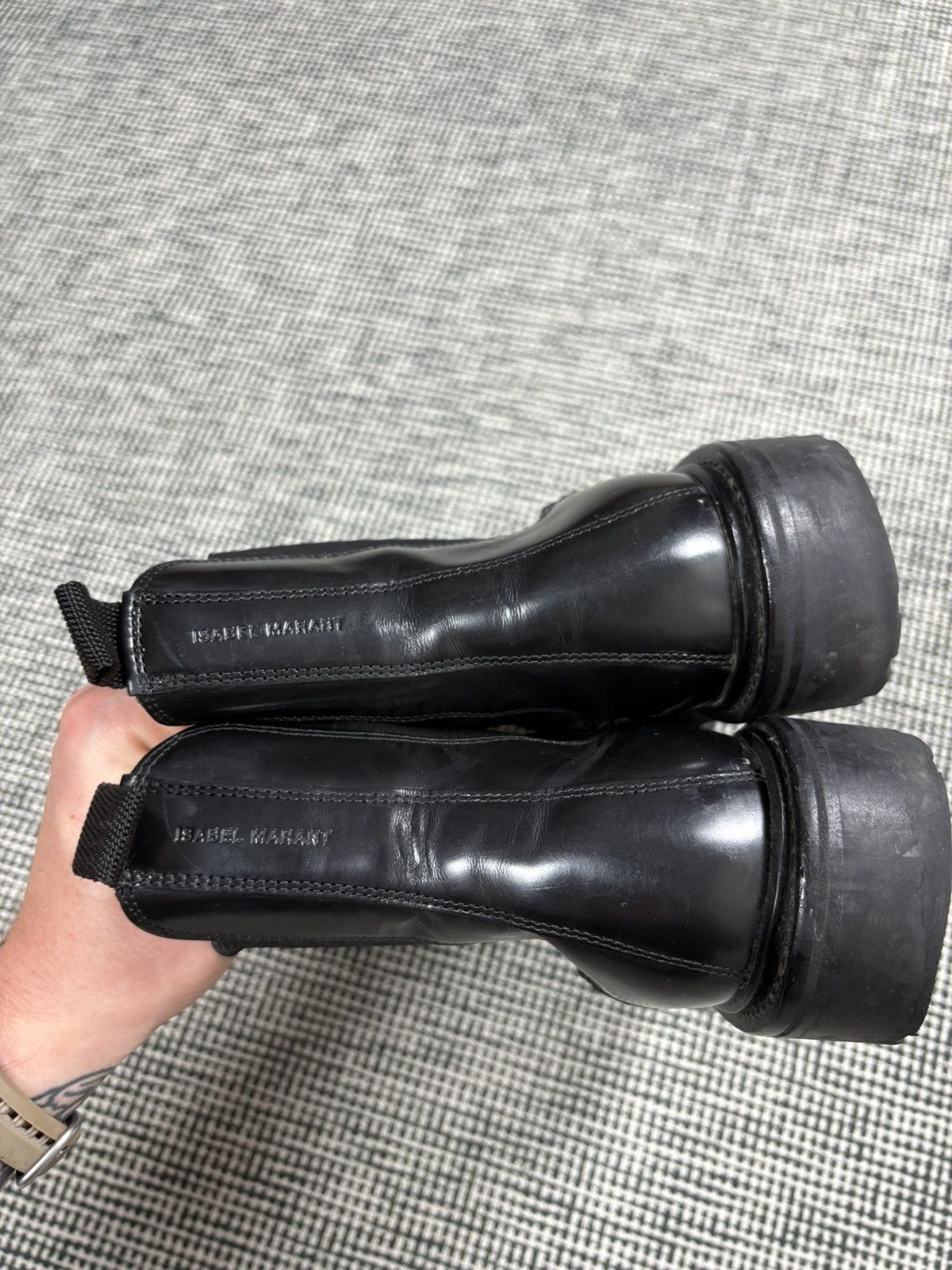 Isabel Marant Isabel Marant castay Chelsea Boots patent leather black Size US 6 / IT 36 - 6 Thumbnail