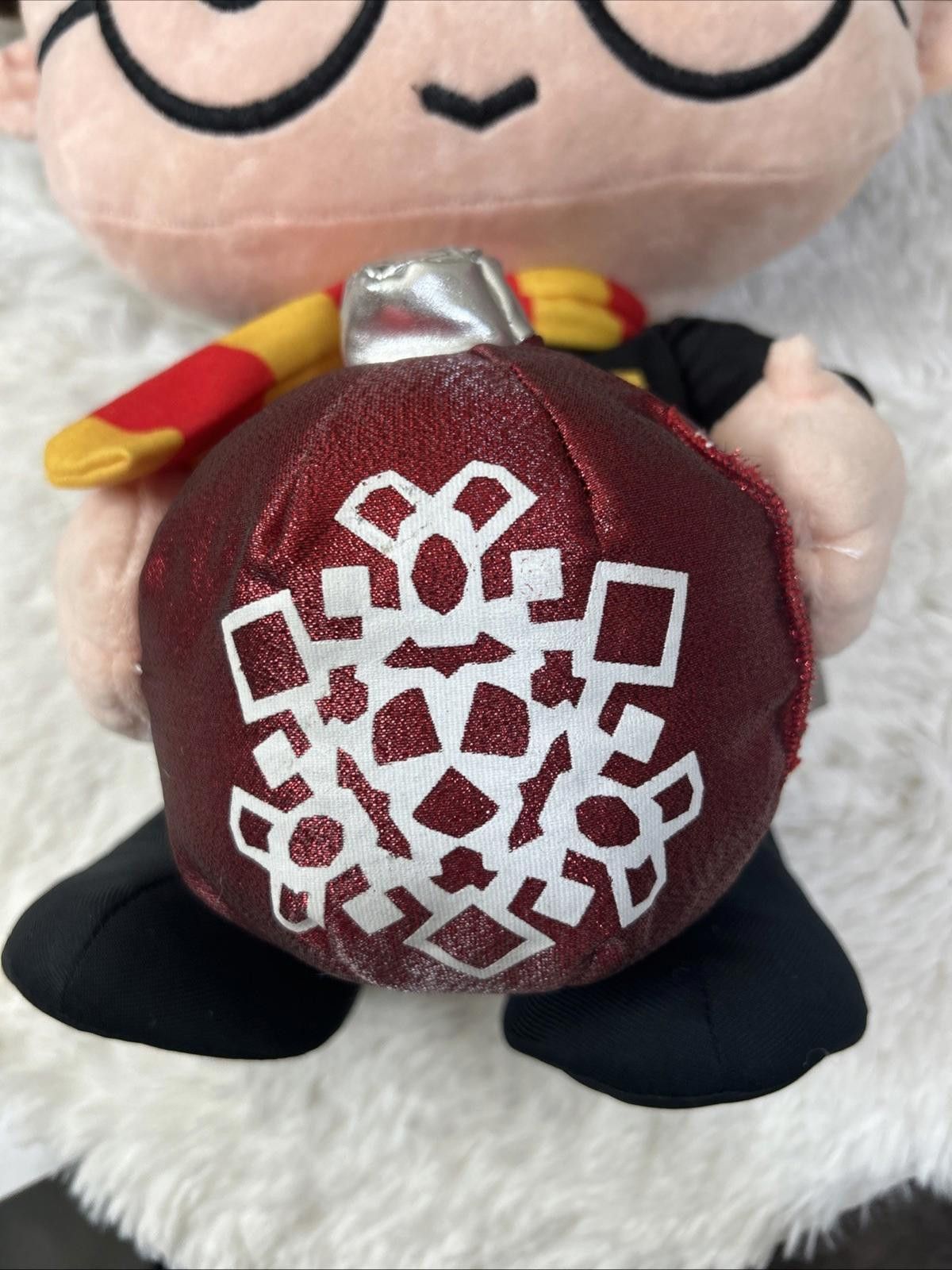 Gemma.H Uomo Harry Potter 20" Plush Yellow Scar Christmas Bulb Big HP Size ONE SIZE - 3 Thumbnail
