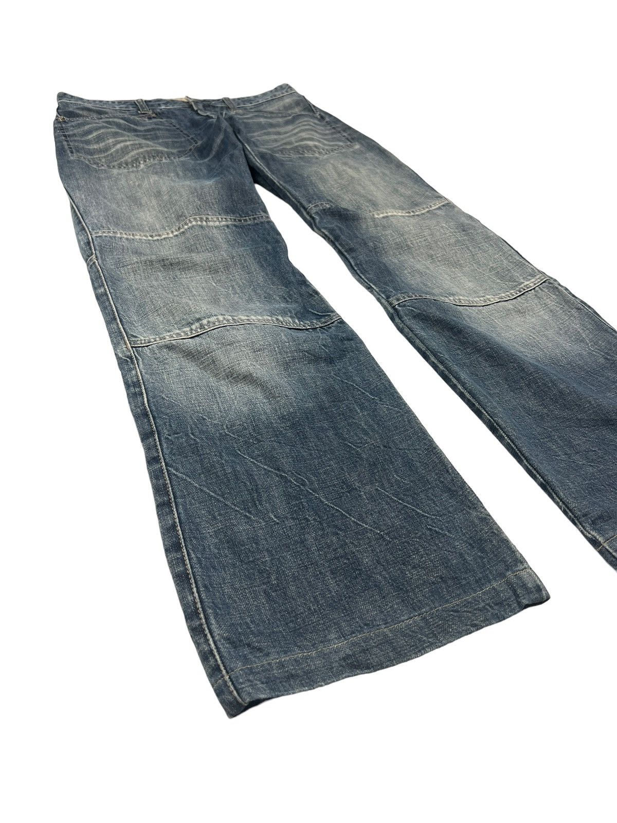 Marithe + Francois Girbaud Vintage Marithe Francois Girbaud Double Knee Loose Jeans Size US 34 / EU 50 - 6 Thumbnail