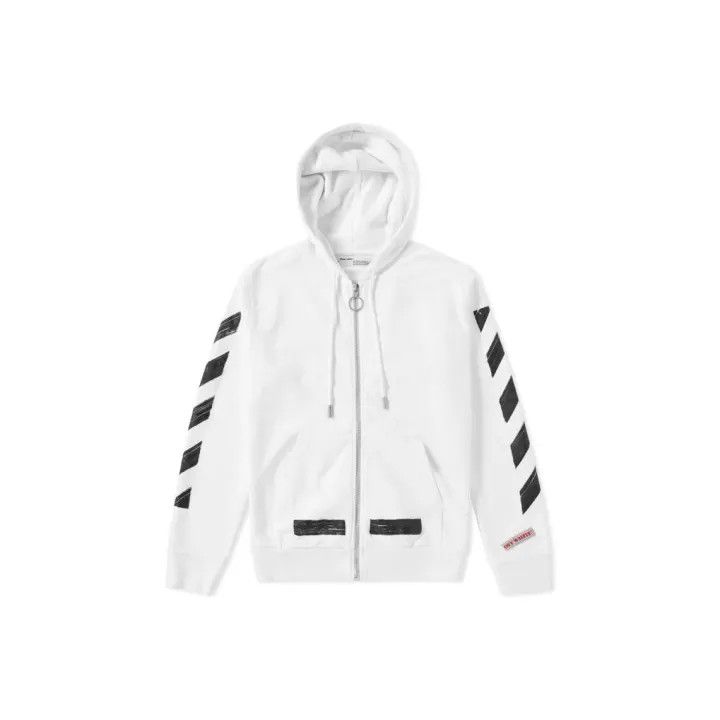 Off-White Off-White Black Arrow Zip Hoodie Sweatshirt 0079 Size US S / EU 44-46 / 1 - 1 Thumbnail