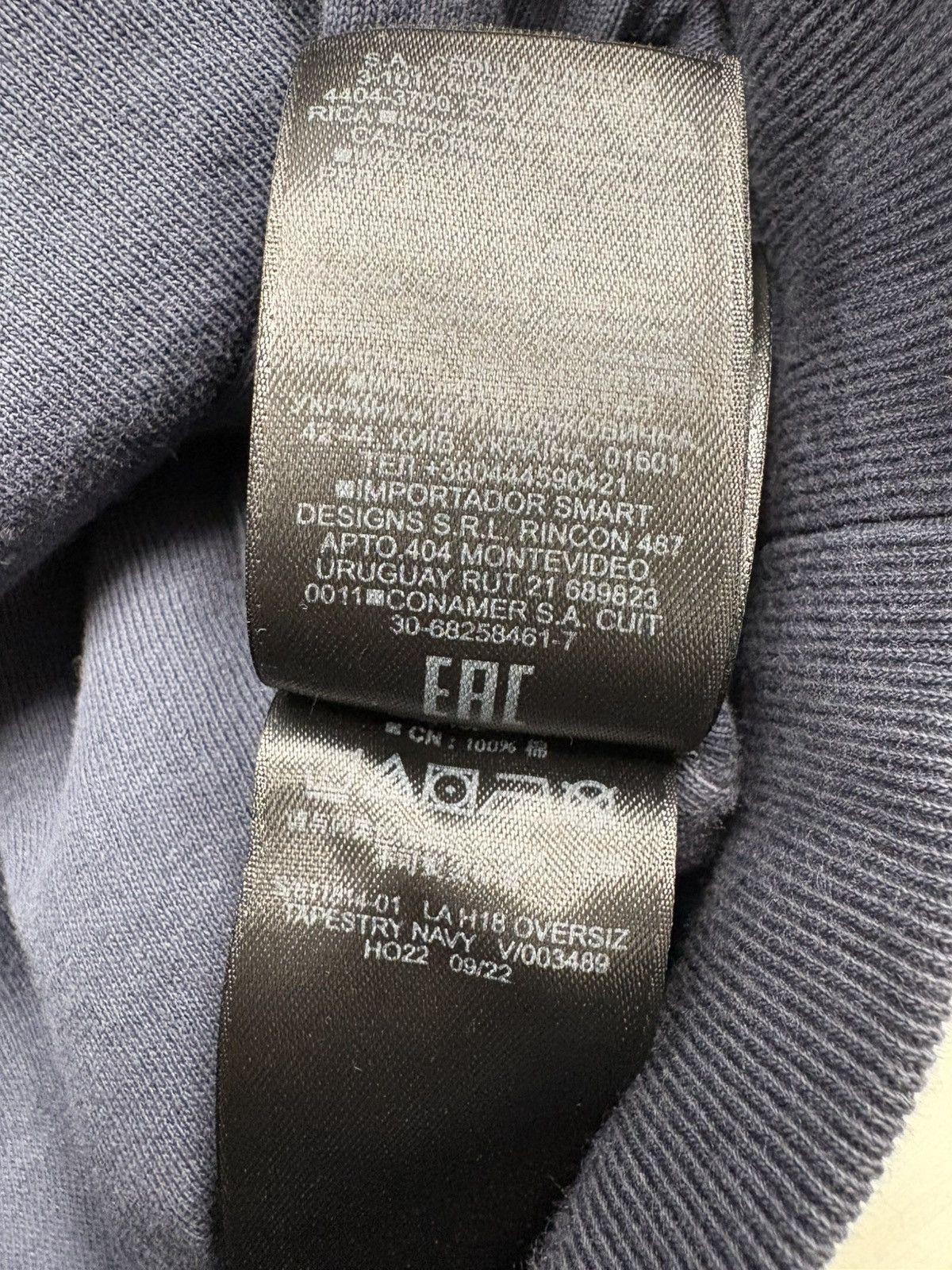 Balenciaga × Kanye West × Yeezy YZY x GAP Hoodie Navy XL Size US XL / EU 56 / 4 - 11 Thumbnail