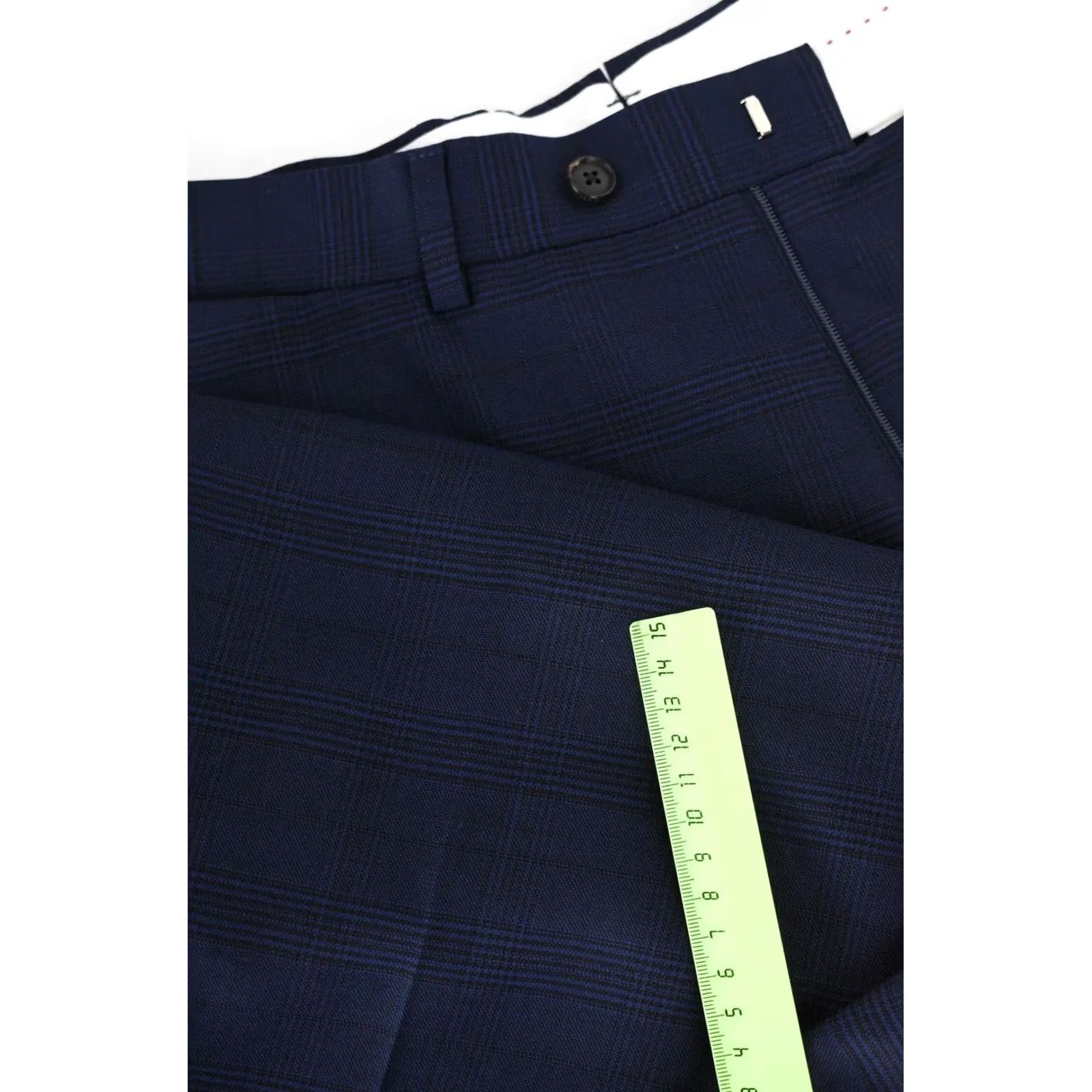 Suitsupply Suitsupply Sienna Trousers Slim Wool Plaid Blue Men UK 44 / W38 Sizes/Measurements Included Size US 44 / EU 60 - 8 Thumbnail