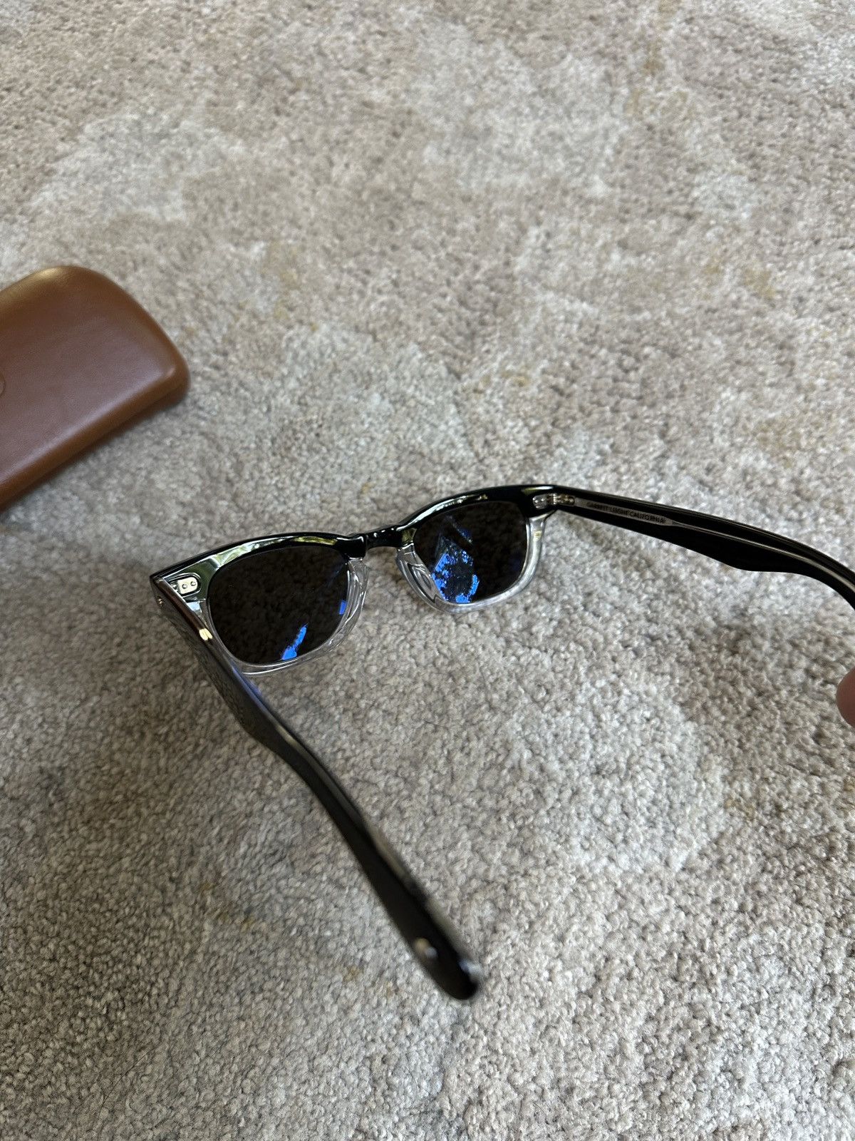 Garrett Leight Lo-B Sun Yin and Yang Sunglasses Size ONE SIZE - 11 Thumbnail