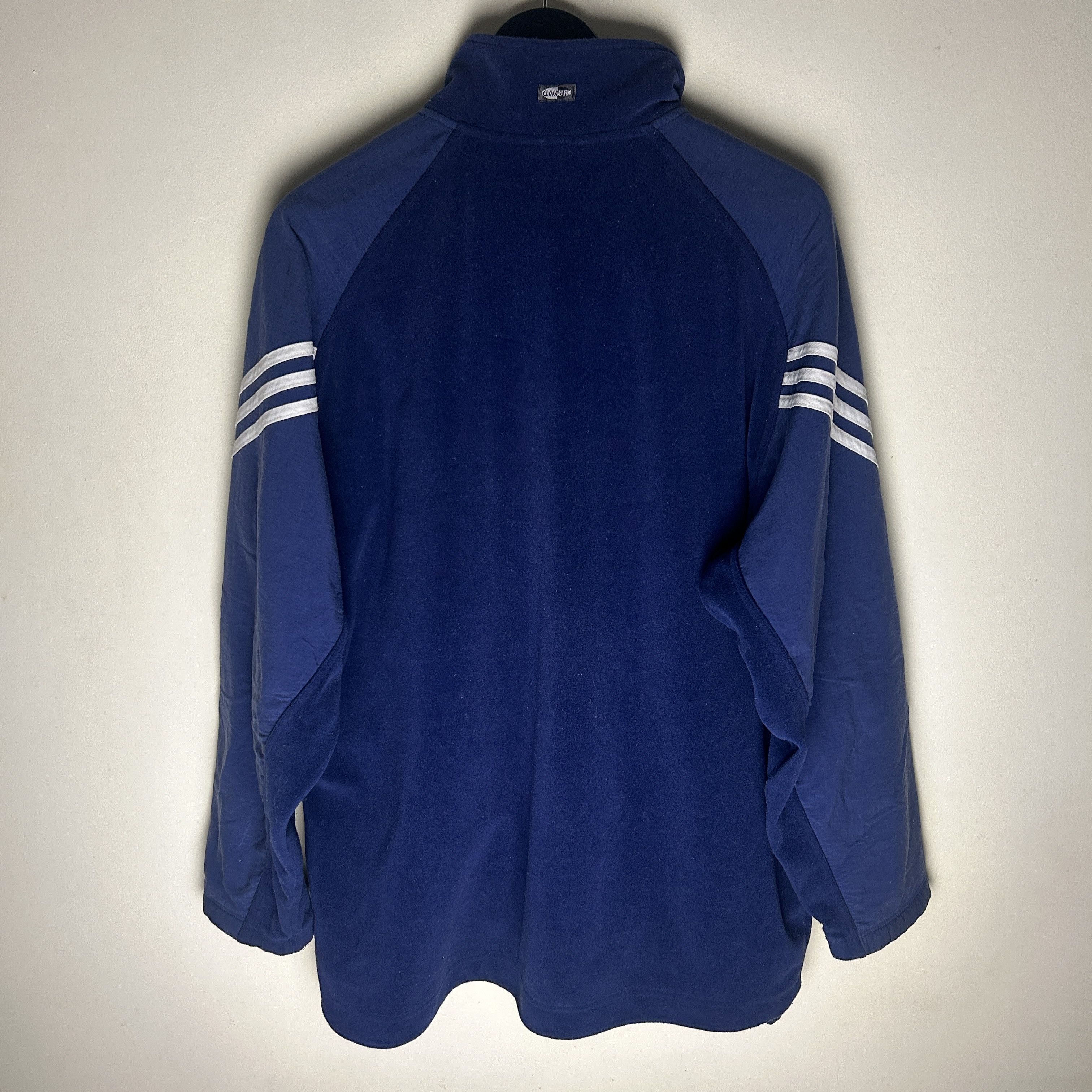 Adidas Vintage Adidas Tottenham Hotspur Fleece Jacket Size US L / EU 52-54 / 3 - 3 Thumbnail