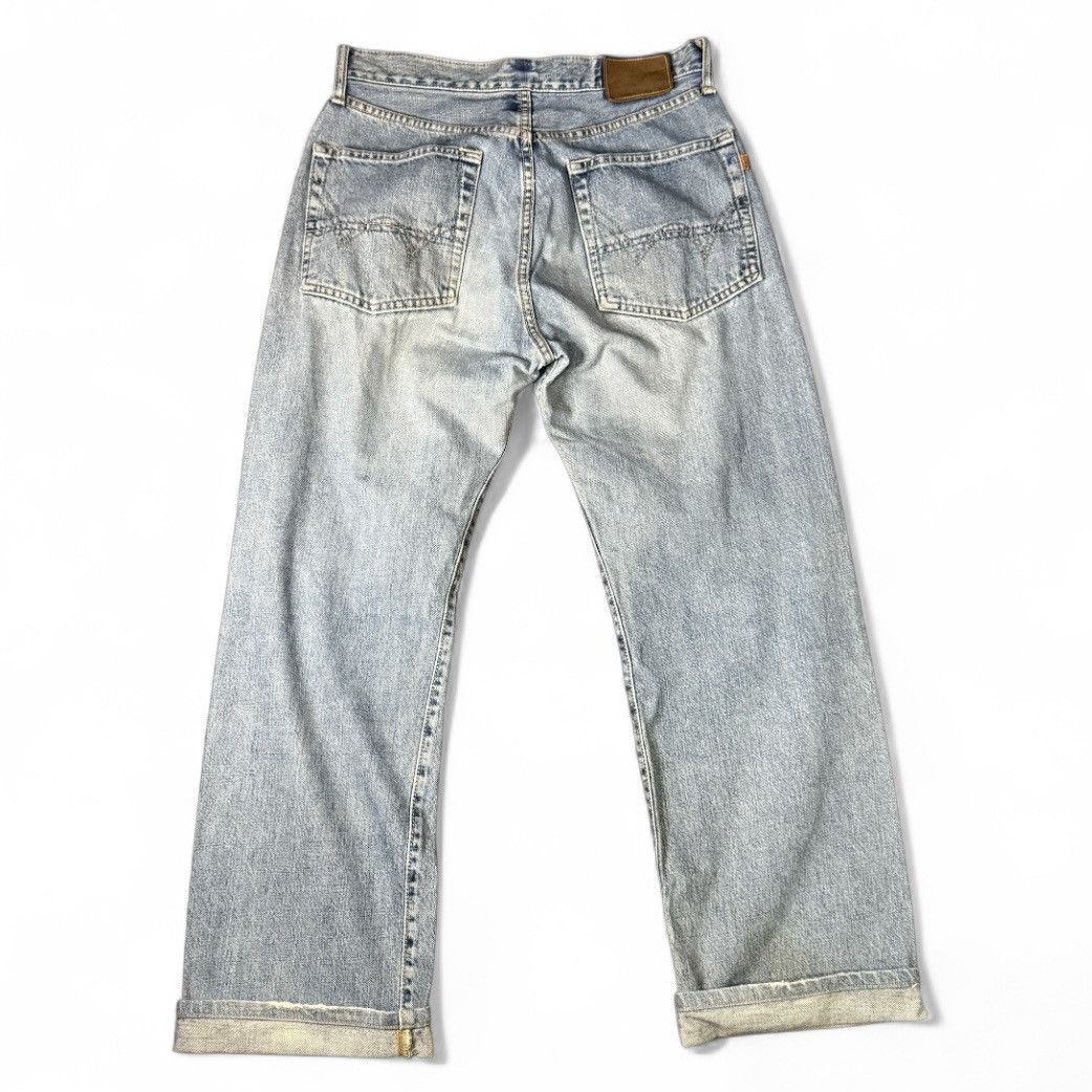 Edwin Vintage 90s Selvedge Edwin 505xx Distressed Light Wash Denim Size US 32 / EU 48 - 1 Thumbnail