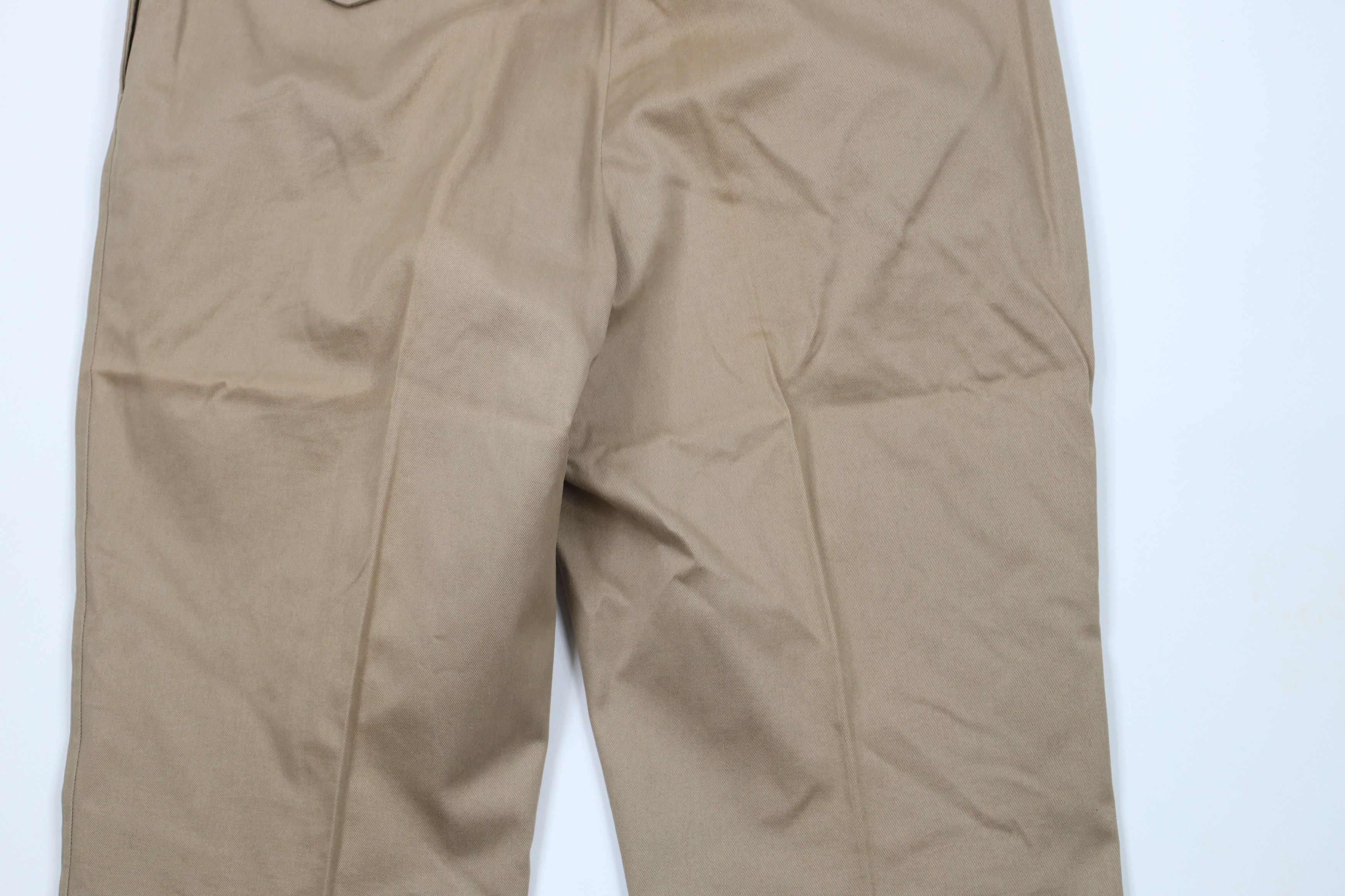 Lands' End × Vintage Vintage 90s Lands End Pleated Wide Leg Chino Pants USA Size US 36 / EU 52 - 9 Thumbnail