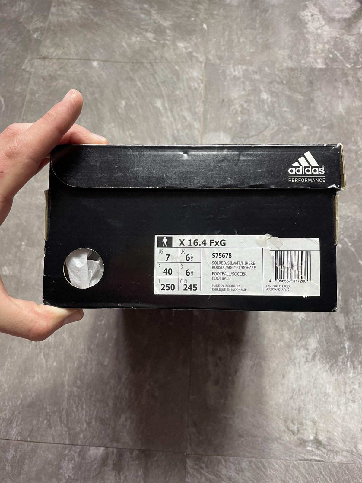Adidas AdidasX 16.4 FxG Soccer Cleats Solar Red Silver Men’s Size US 7 / EU 40 - 14 Thumbnail