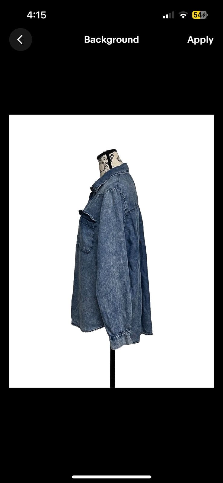 Anthropologie jane & delancey top Did Wash Chambray Button Up Grunge L Size L / US 10 / IT 46 - 3 Thumbnail