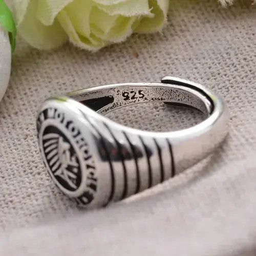 Ring Of Fire Trendy Indian Motorcycle Insignia Ring Promotion Jewelry Size ONE SIZE - 3 Thumbnail