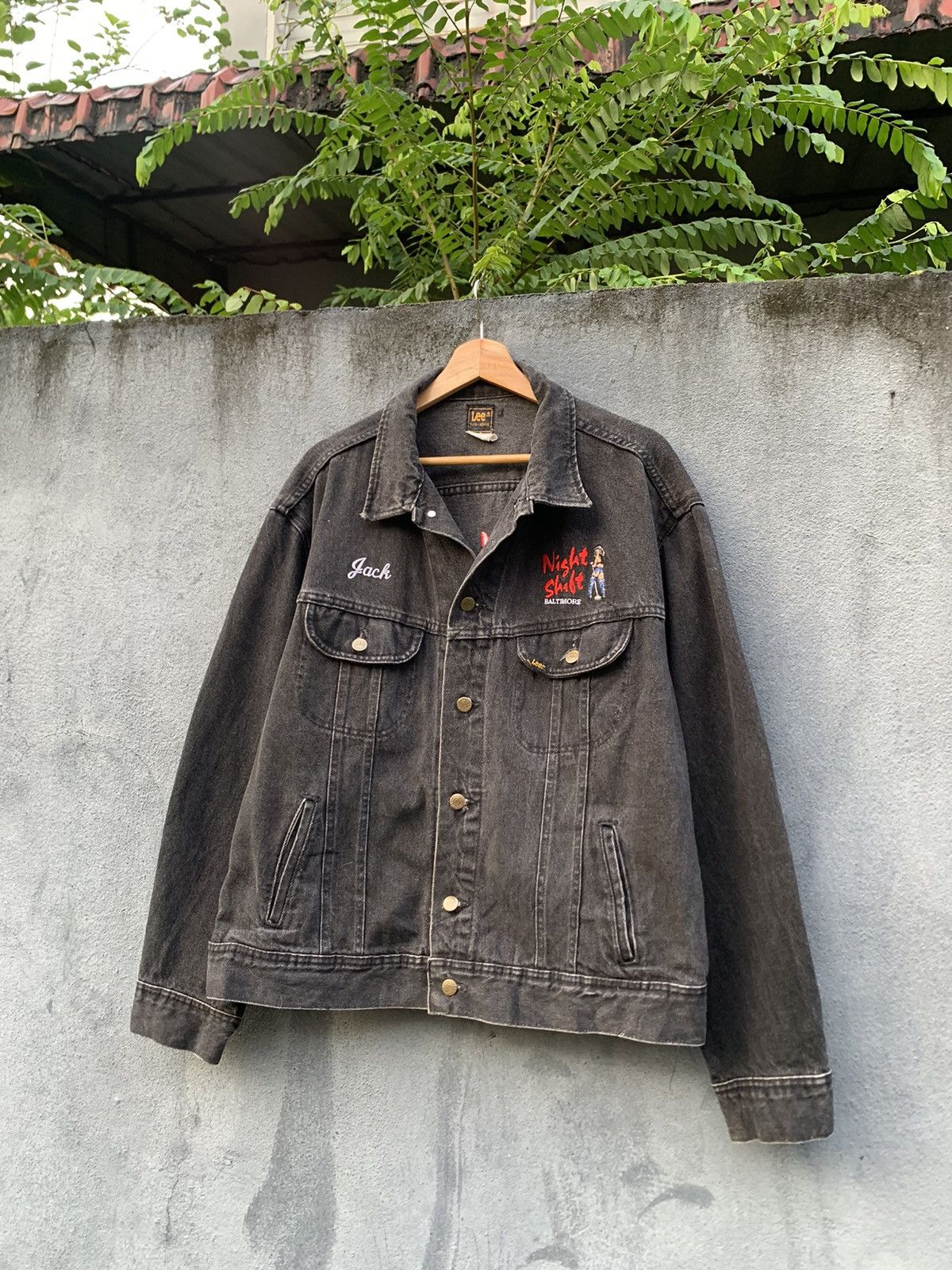 Lee 👹VINTAGE LEE STORM RIDER BAR TEES TRUCKER JACKET Size US M / EU 48-50 / 2 - 3 Thumbnail