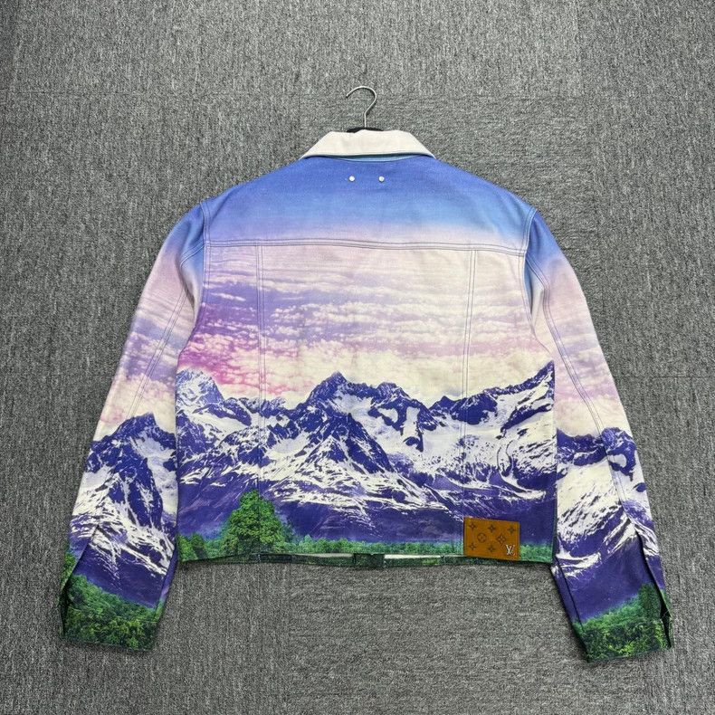 Louis Vuitton Louis Vuitton Snow Mountain Scenic Denim Jacket 2501-Nextar Size US L / EU 52-54 / 3 - 4 Thumbnail