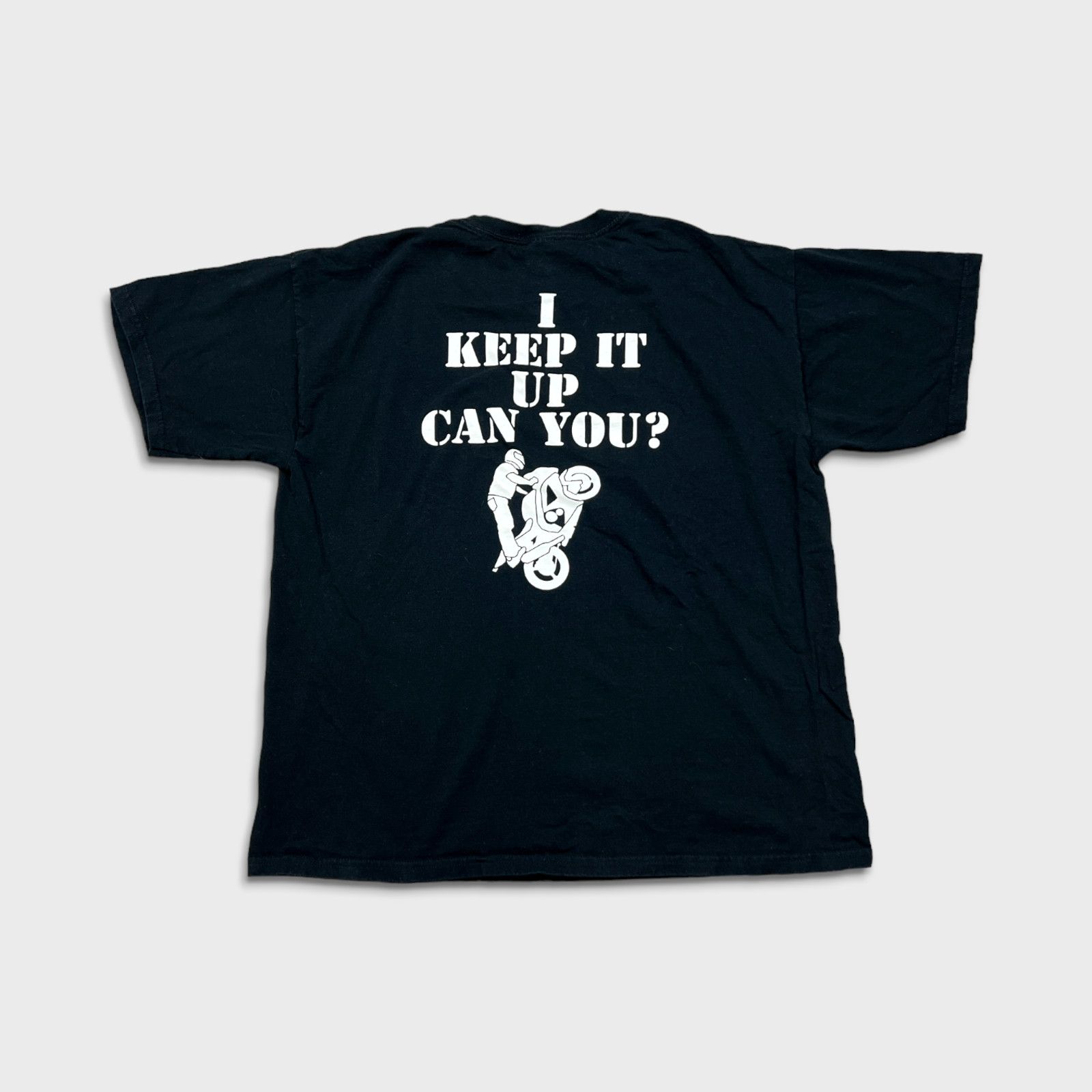 Gildan × Vintage Barely Legal T Shirt XL I Can Keep It Up Can You Funny Tee Size US XL / EU 56 / 4 - 3 Thumbnail