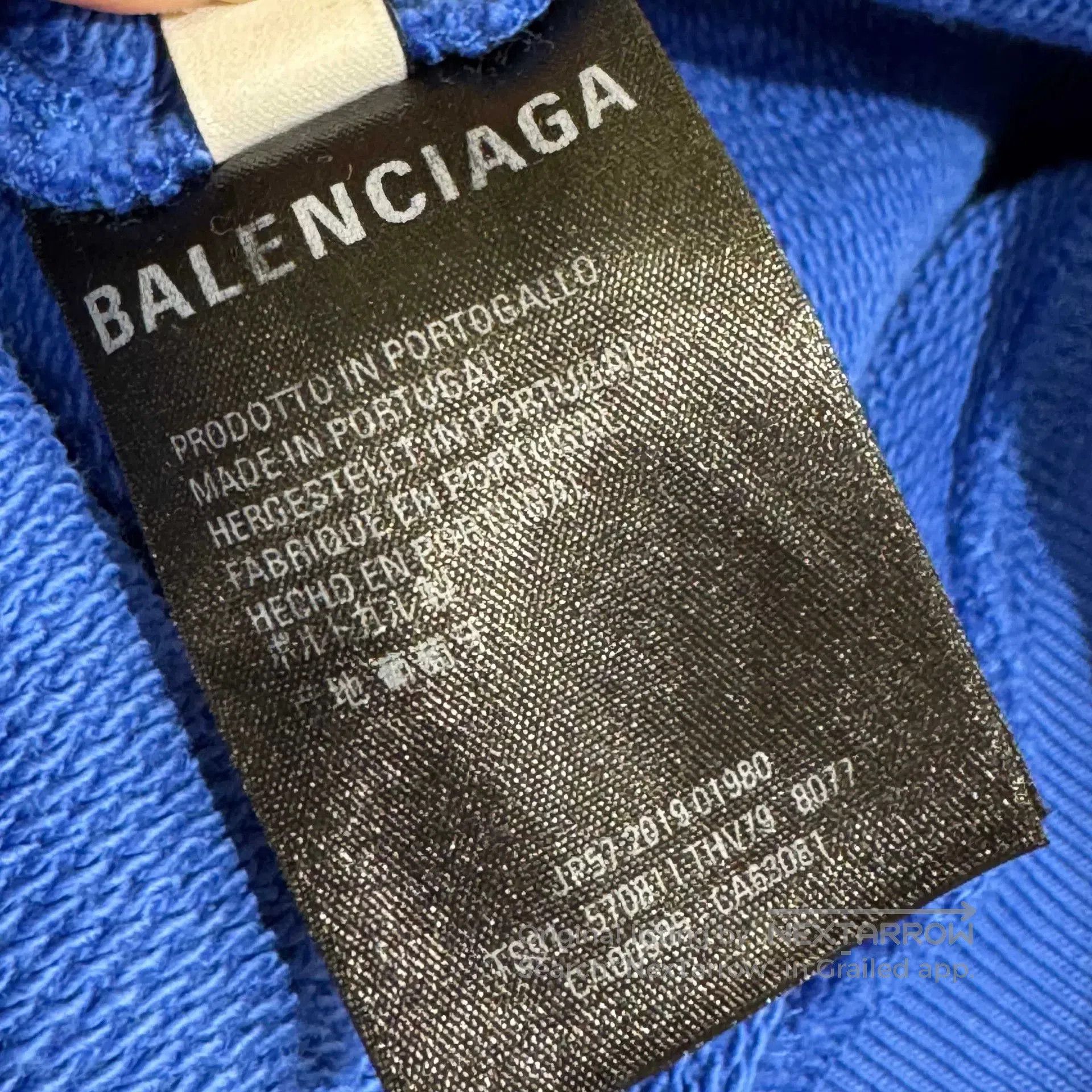 Balenciaga Balenciaga Klein Blue Hoodie. Size US M / EU 48-50 / 2 - 2 Thumbnail