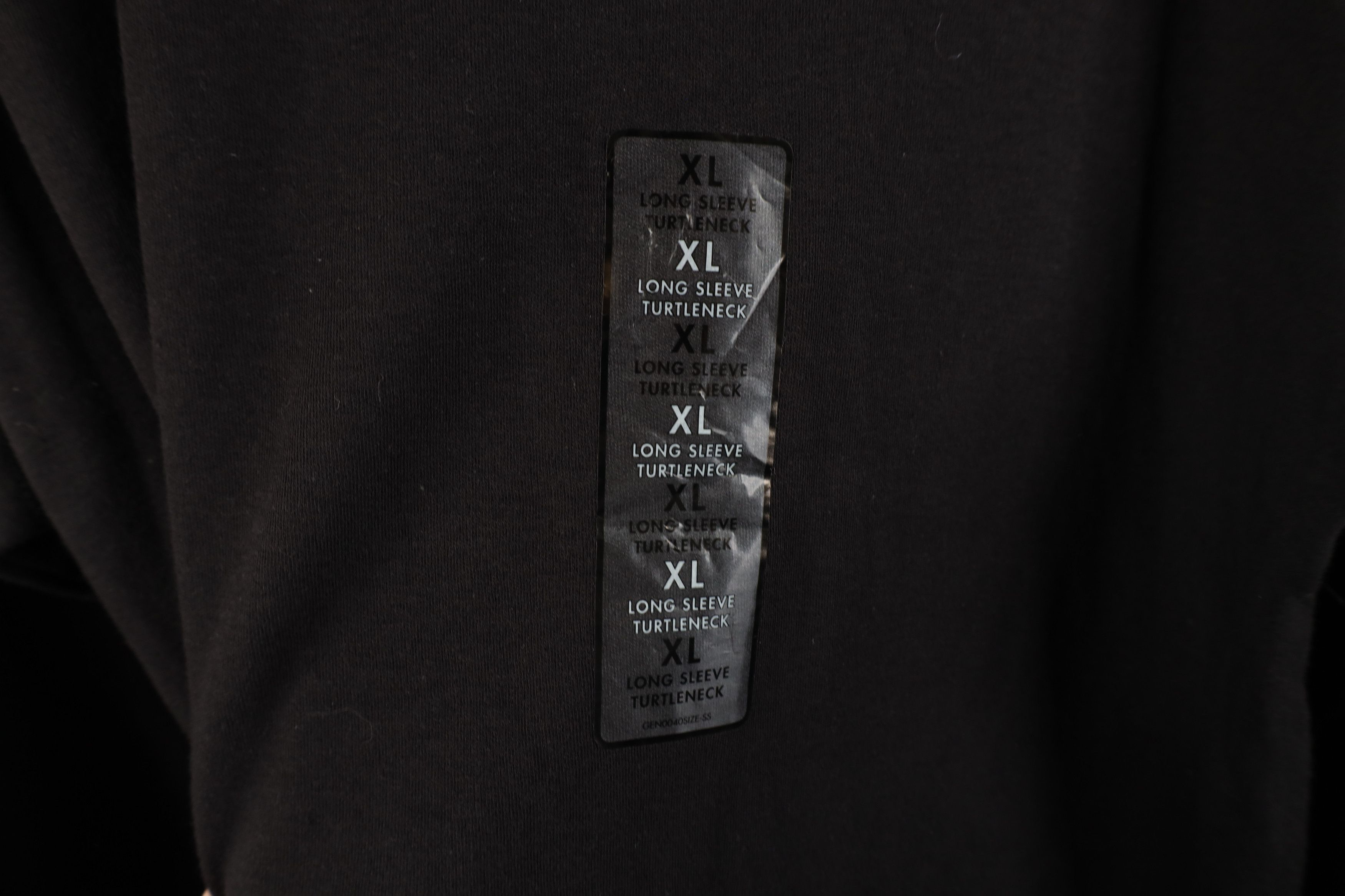 Vintage Deadstock Vintage 90s Streetwear Long Sleeve T-Shirt Black Size US XL / EU 56 / 4 - 4 Thumbnail