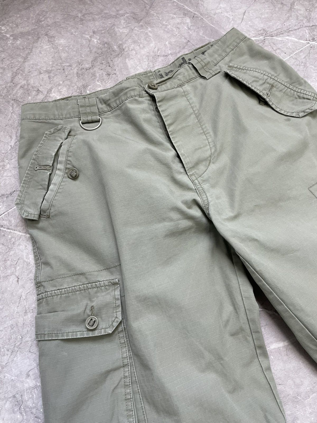 Other Retro Oakley style bondage cargo hype casual pants y2k Size US 33 - 3 Thumbnail