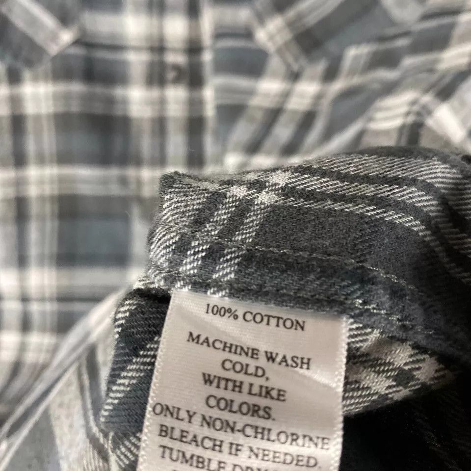 Public Opinion Public Opinion Flannel Shirt Men's XL Pearl Snap Plaid Size US XL / EU 56 / 4 - 3 Thumbnail