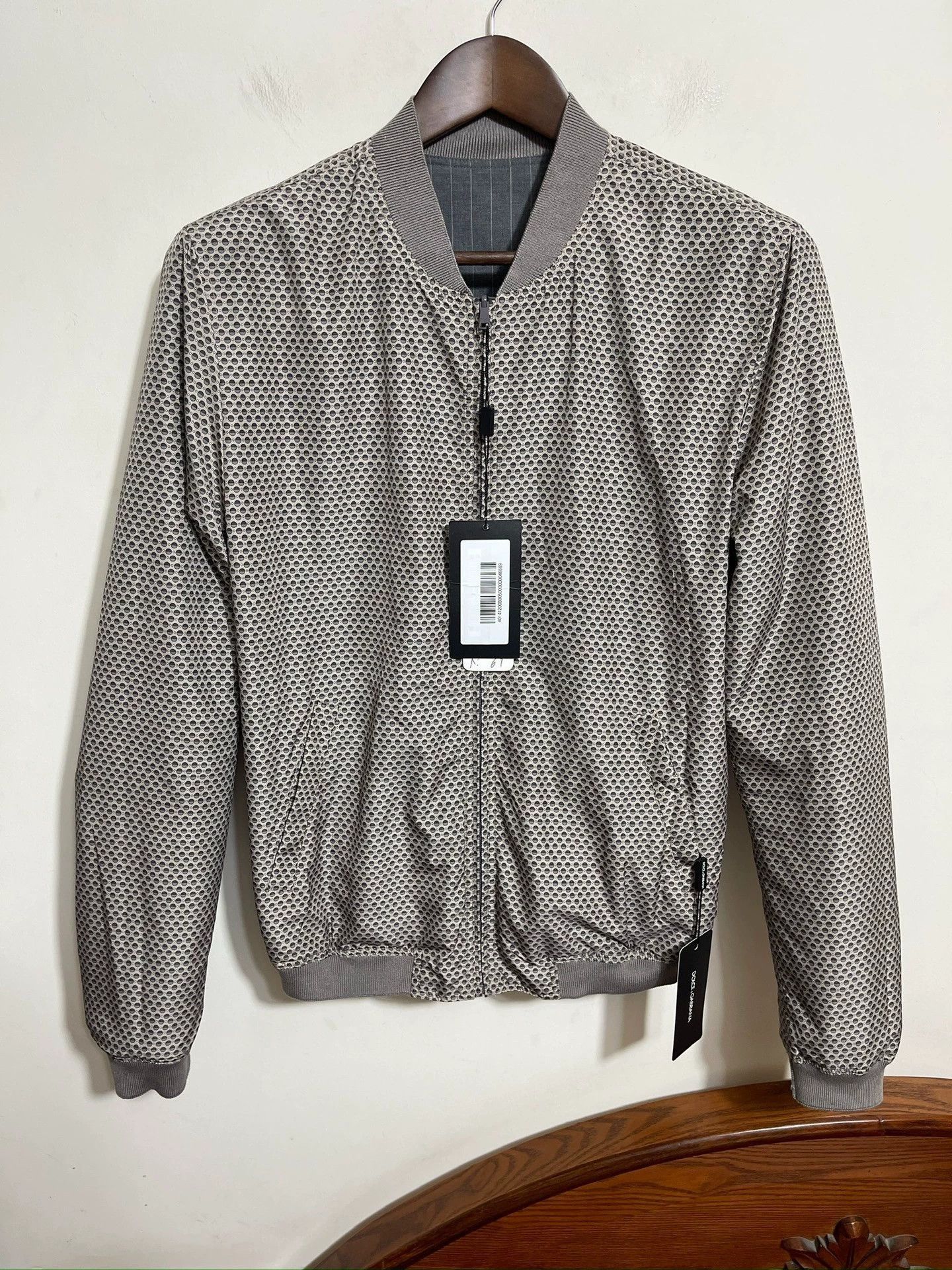 Dolce & Gabbana Gray Striped er Jacket Size M Size US XXS / EU 40 - 3 Thumbnail