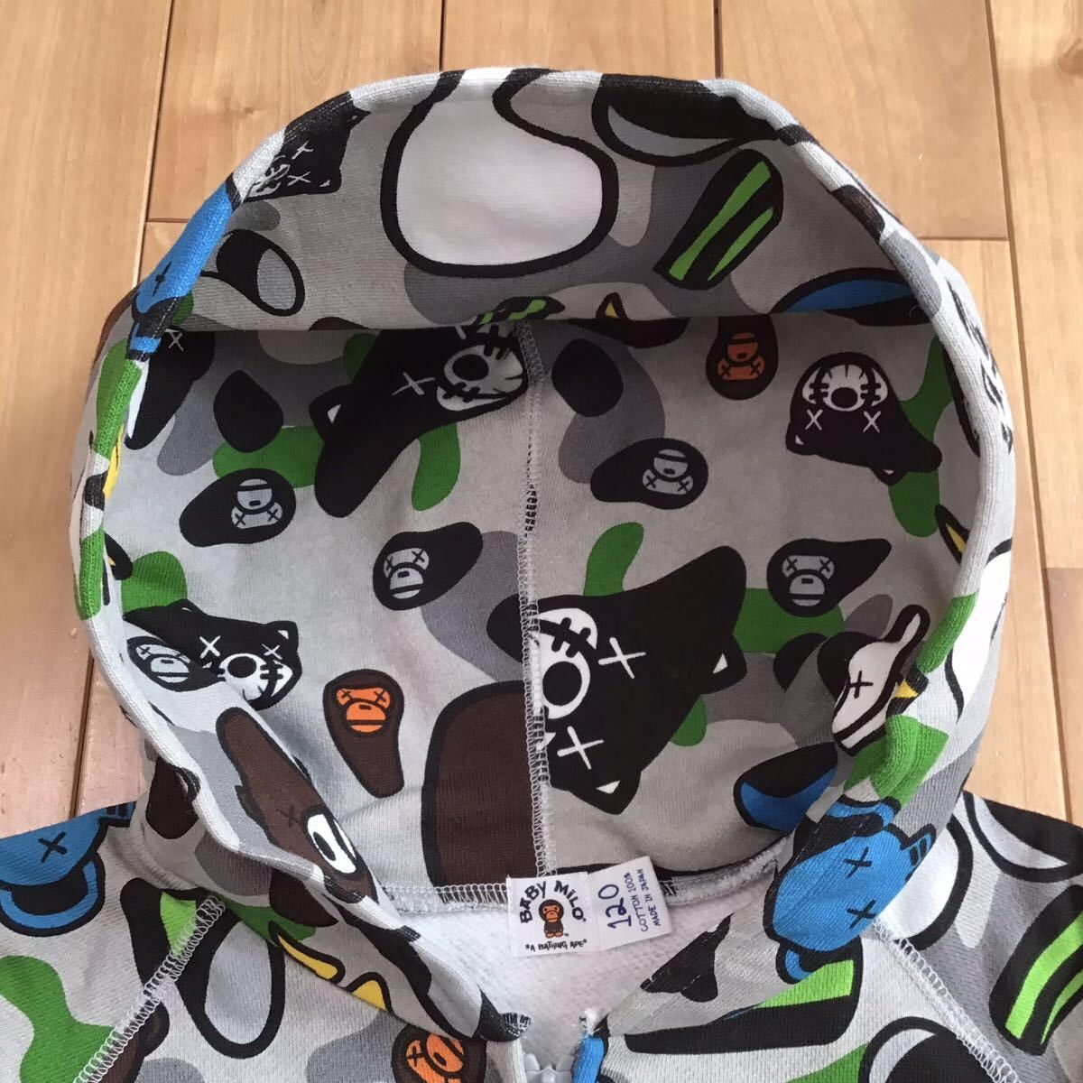 Bape × Kaws × Nigo BAPE × KAWS MILO Animal Kingdom zip hoodie APE KIDS size 120 Size ONE SIZE - 3 Thumbnail