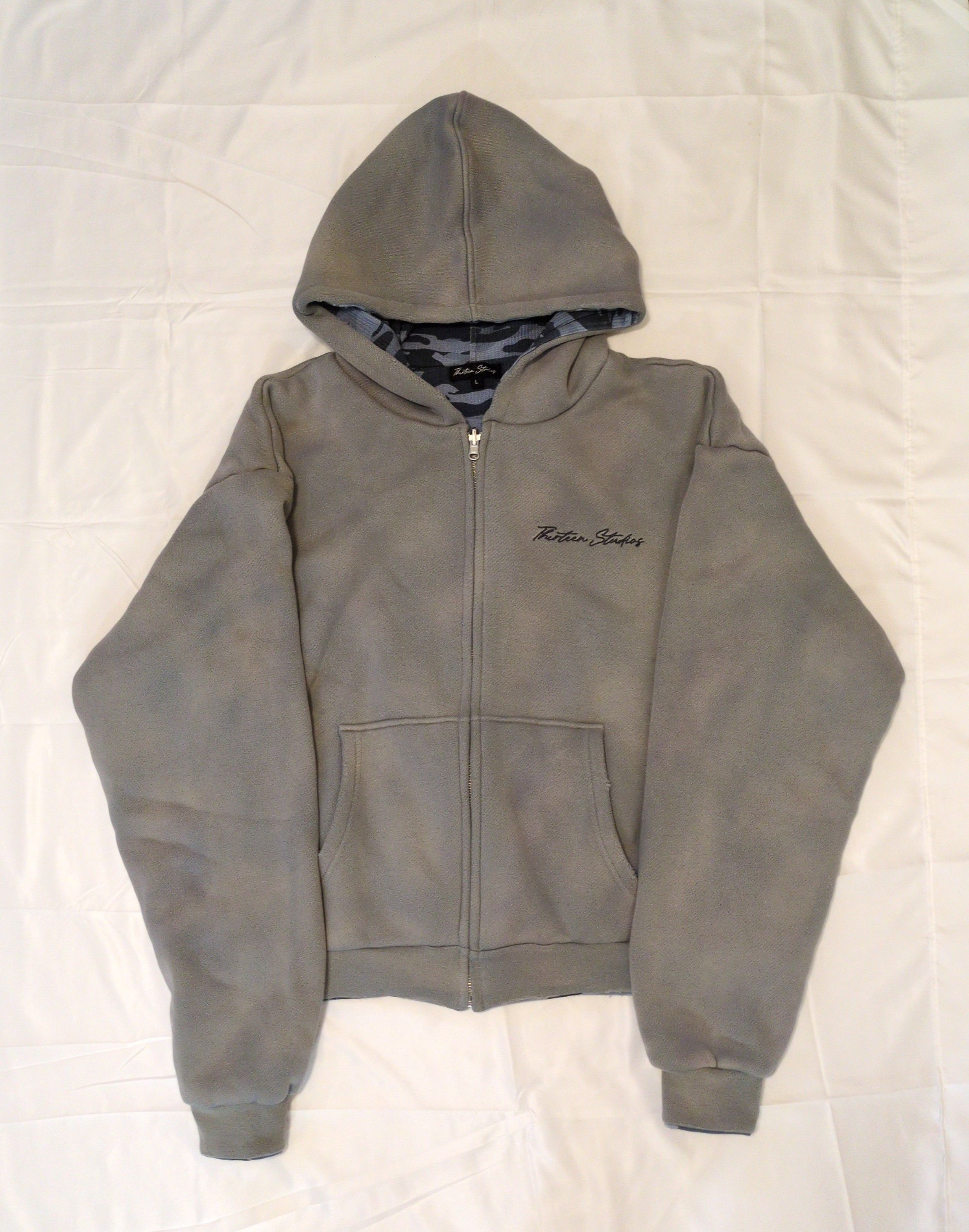 Thirteen Studios Thirteen Studios "ICE" Blue Camo Zip-Up Hoodie in Large Size US L / EU 52-54 / 3 - 9 Thumbnail