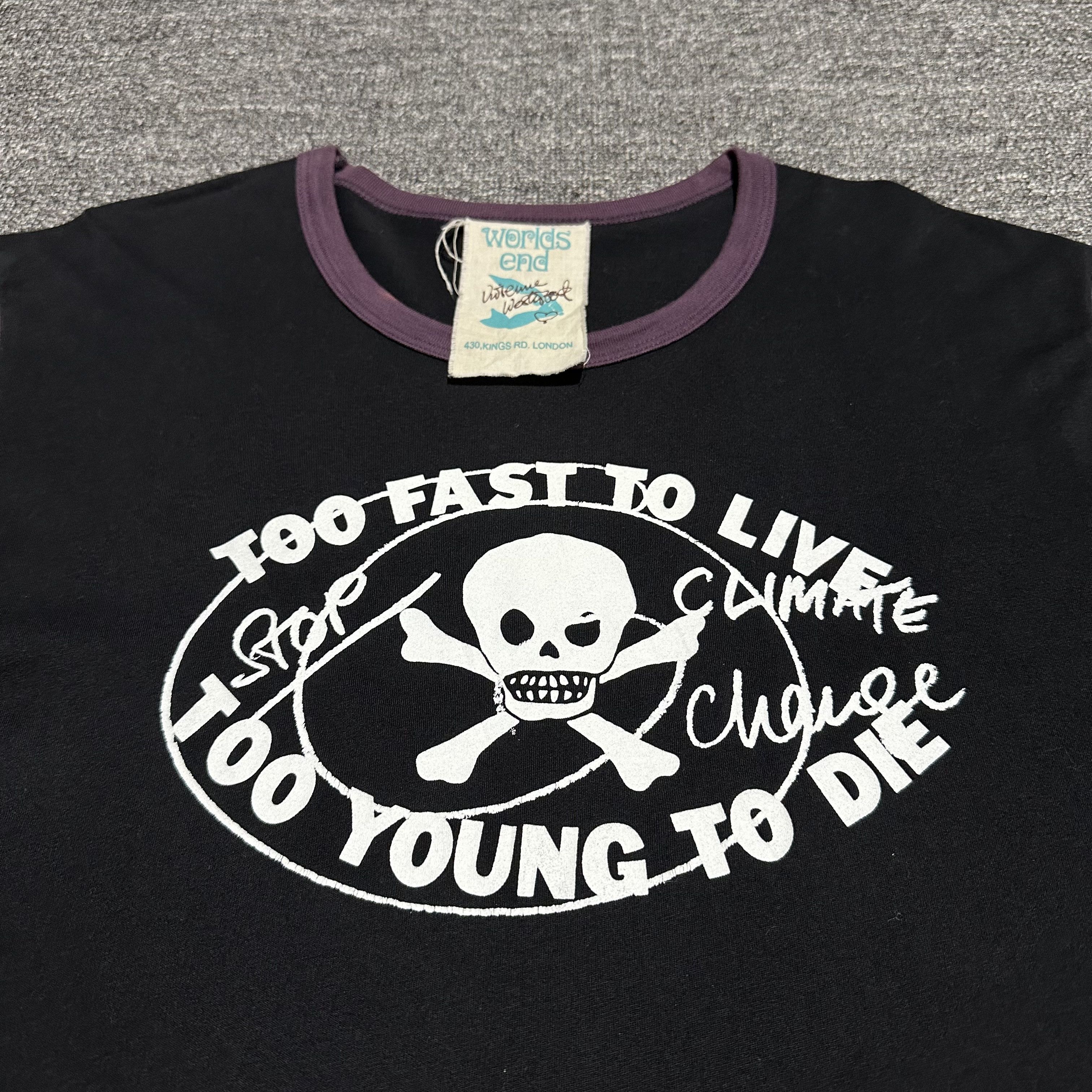 Seditionaries × Vivienne Westwood Vivienne Westwood Too Fast To Live Too Young To Die Tee Size US XL / EU 56 / 4 - 2 Thumbnail