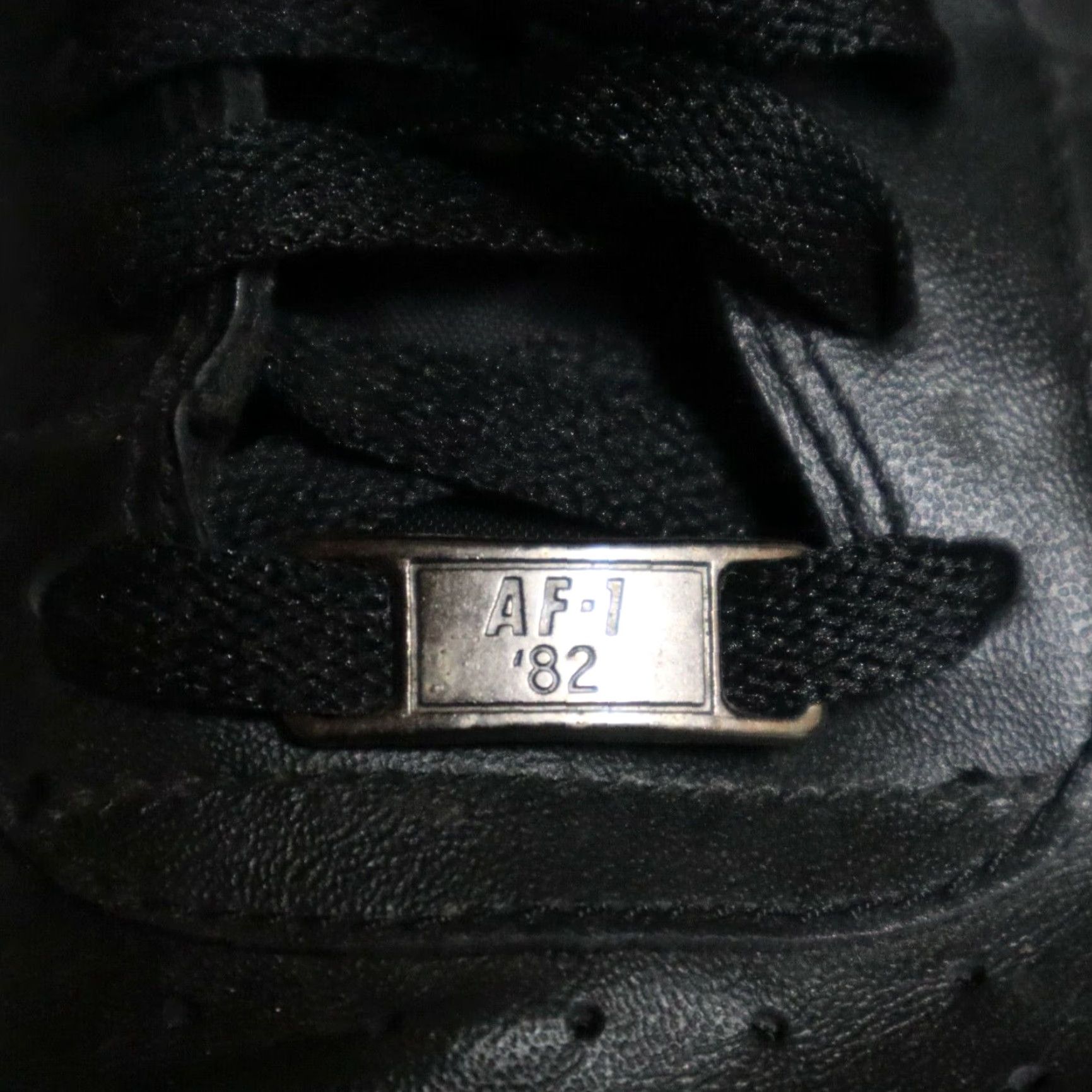 Nike Nike Air Force 1 Low Sneakers Mens Size 12 Black White 488298-008 Size US 12 / EU 45 - 3 Thumbnail