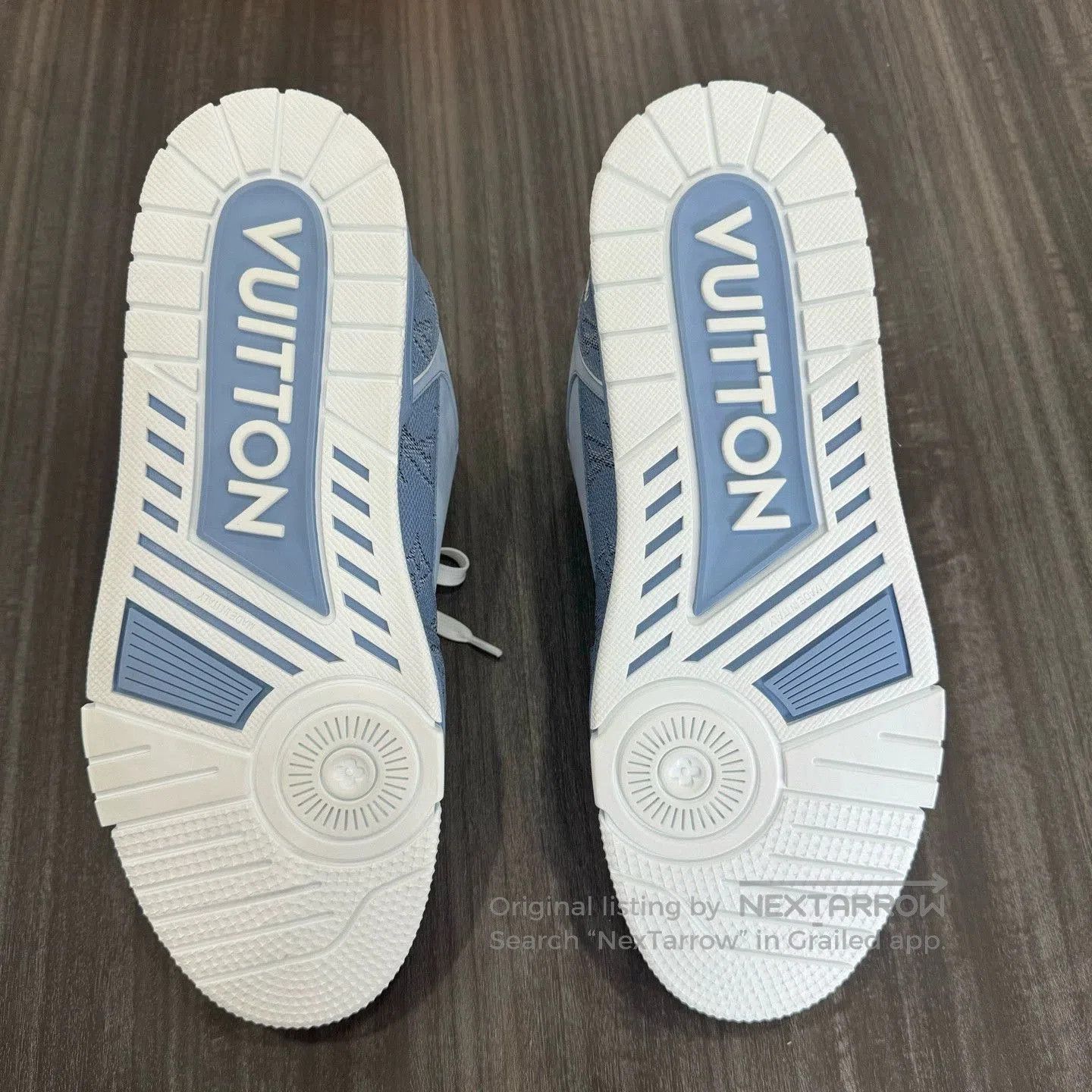 Louis Vuitton Louis Vuitton New Trainer Blue Sneakers. Size US 10.5 / EU 43-44 - 9 Thumbnail