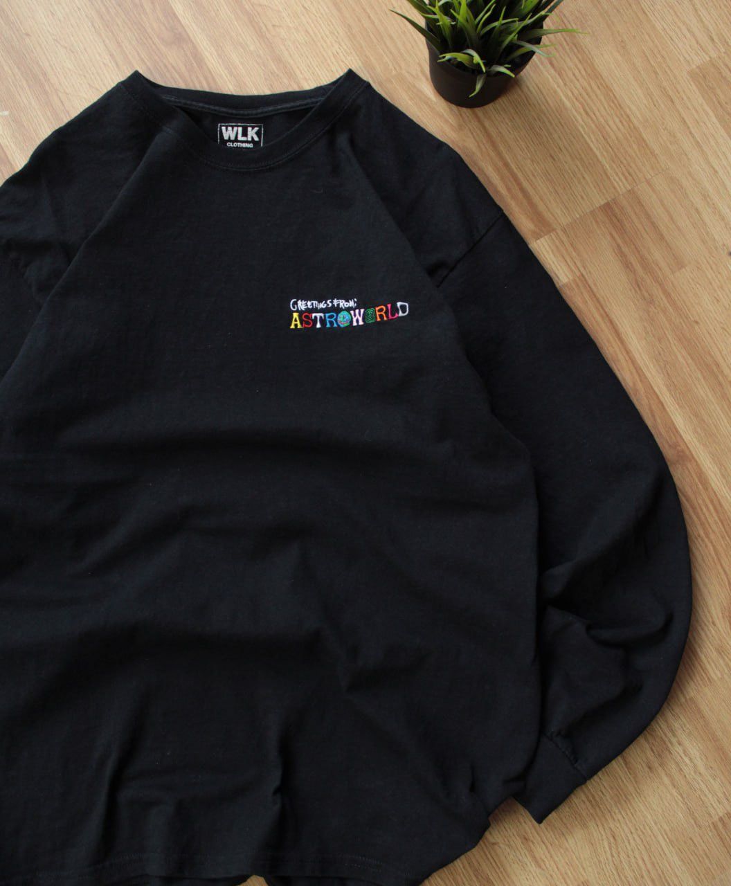 Vintage 🔥 Vintage Y2K Humor Astroworld Styled Long Sleeve Shirt Size US L / EU 52-54 / 3 - 4 Thumbnail