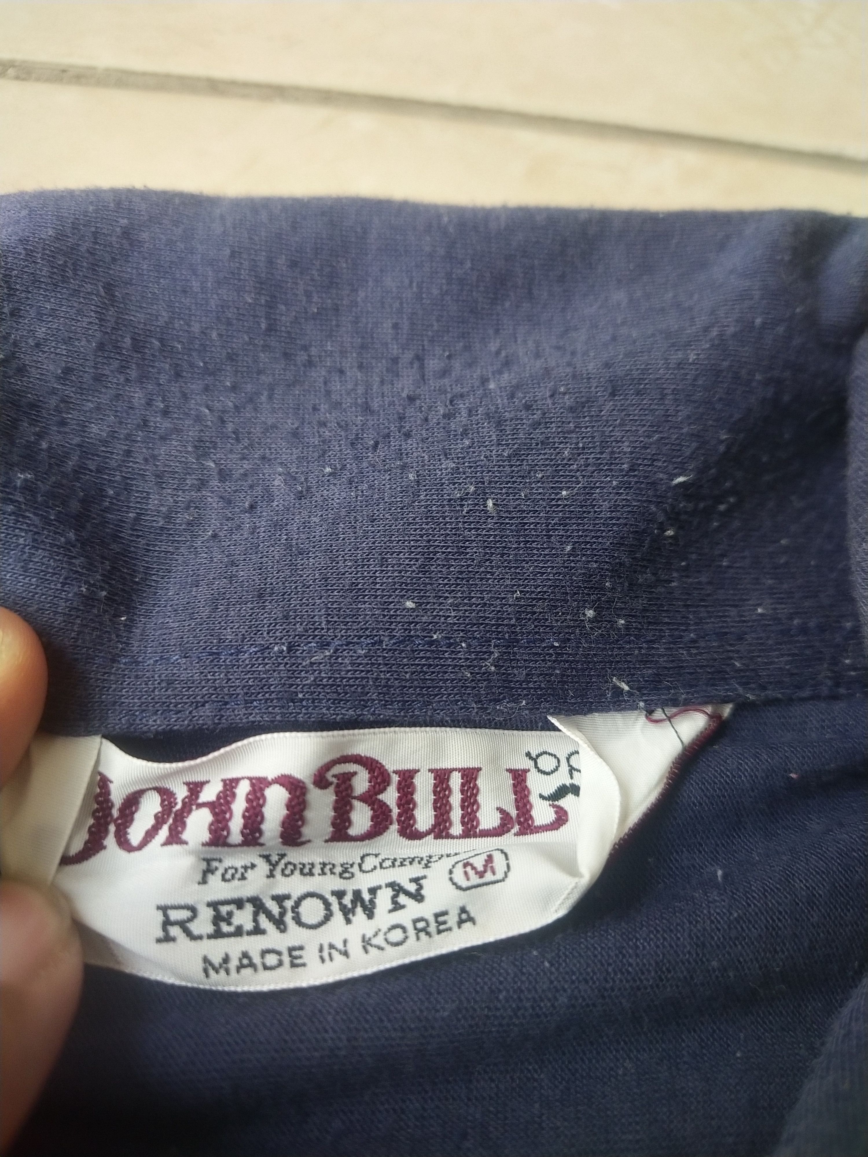 RENOWN 80's Vintage John Bull x Renown Navy Knit Pullover Shirt Size US M / EU 48-50 / 2 - 5 Thumbnail