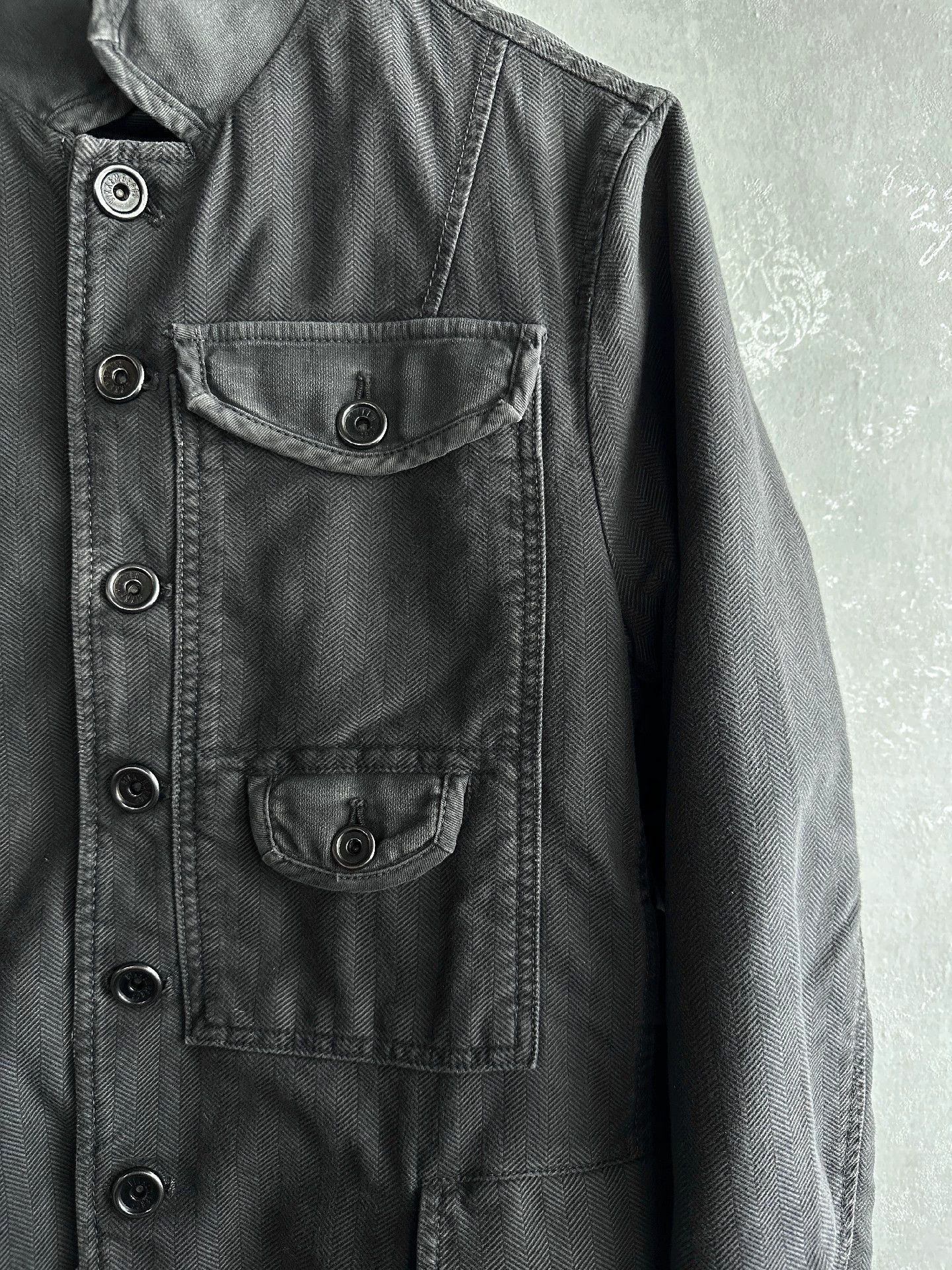 Dirk Bikkembergs Dirk Bikkembergs Four-Pocket Washed Long Coat Size US S / EU 44-46 / 1 - 3 Thumbnail