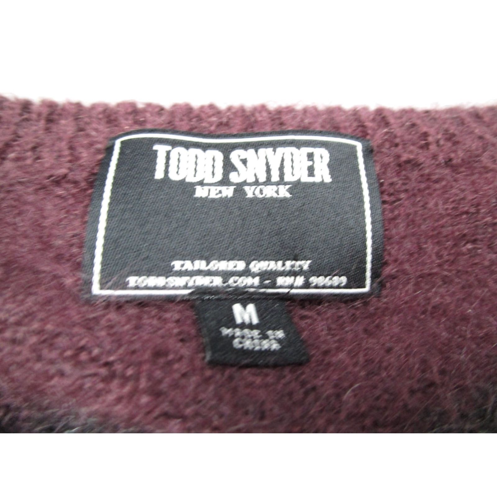 Todd Snyder Todd Snyder Sweater Mens Medium Red Striped Crew Neck Mohair Merino Blend Pullover Size US M / EU 48-50 / 2 - 2 Thumbnail