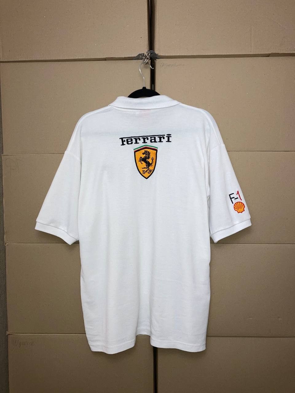 Ferrari VINTAGE FERRARI POLO SHIRT SHELL RACING FORMULA 1 Y2K SKATE Size US XXL / EU 58 / 5 - 2 Thumbnail