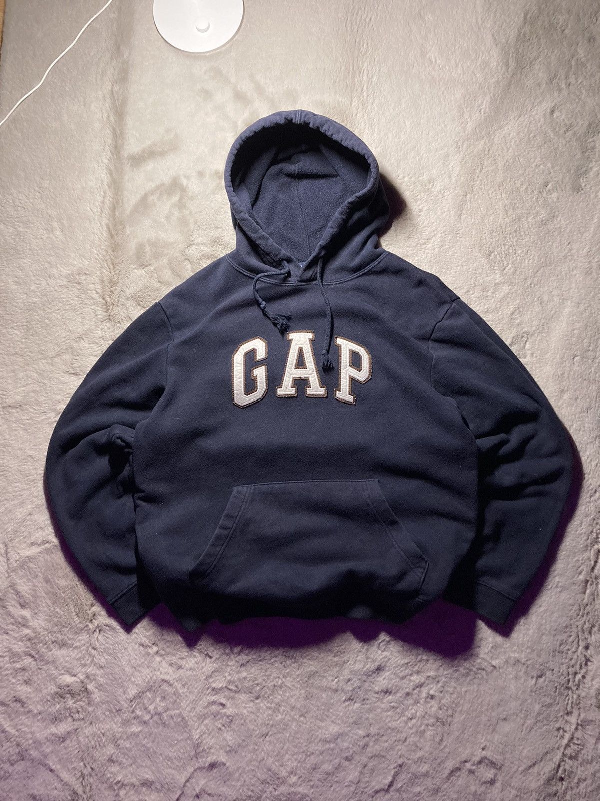 Gap × Vintage ⛩️Gap Vintage Brown logo Hoodie Y2K style baggy 90s ⛩️ Size US M / EU 48-50 / 2 - 1 Thumbnail