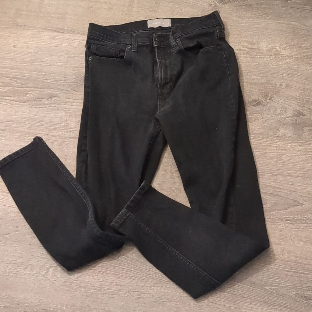 Everlane Everlane black high rise jeans size 28 regular Size 28" / US 6 / IT 42 - 1 Thumbnail