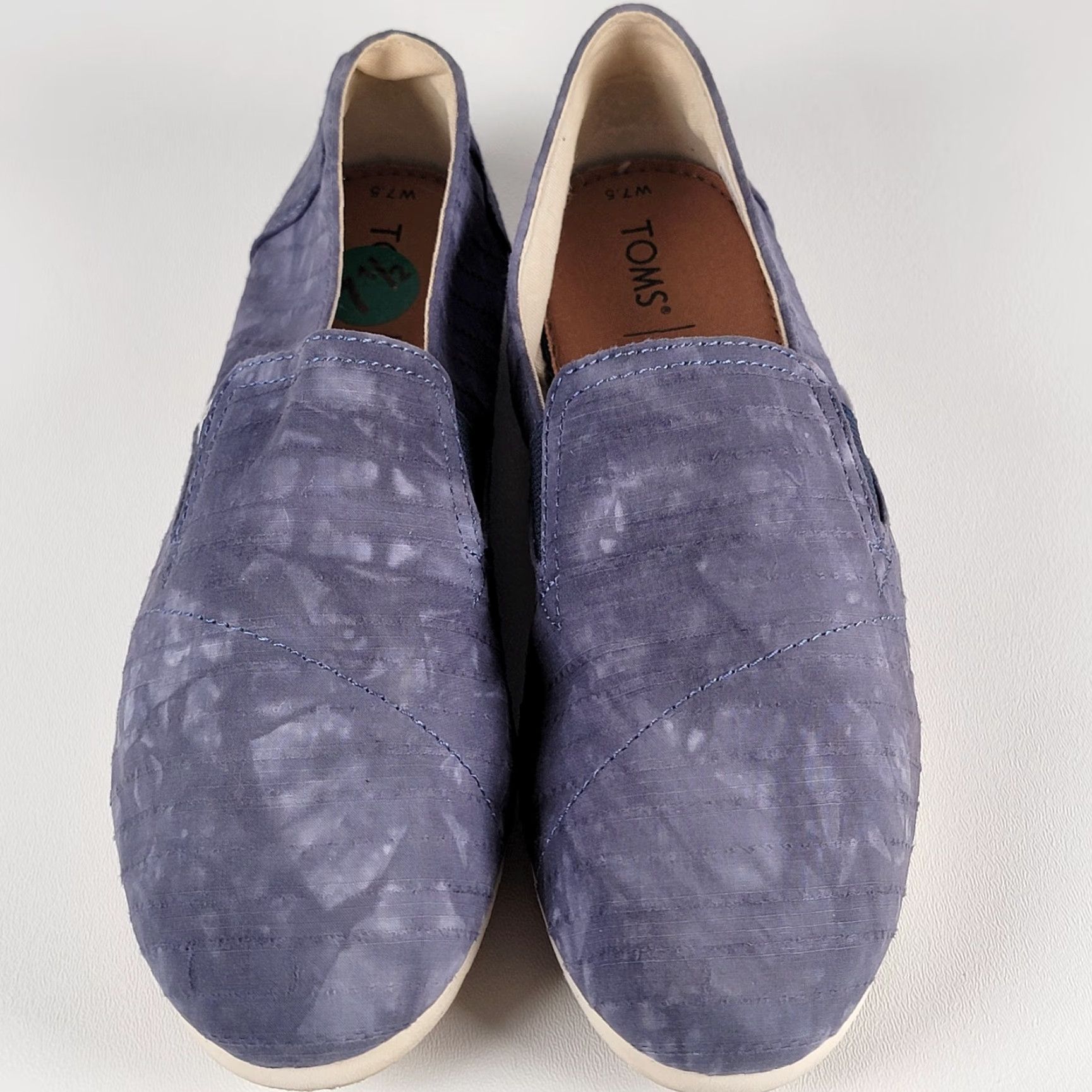 Toms VINTAGE TOMS Alpargata Navy Blue Tie Die Ortholite Flats Women's 7.5 Navy Blue Tie Die Ortholite Flats Women 7.5 Size US 6 / IT 36 - 3 Thumbnail