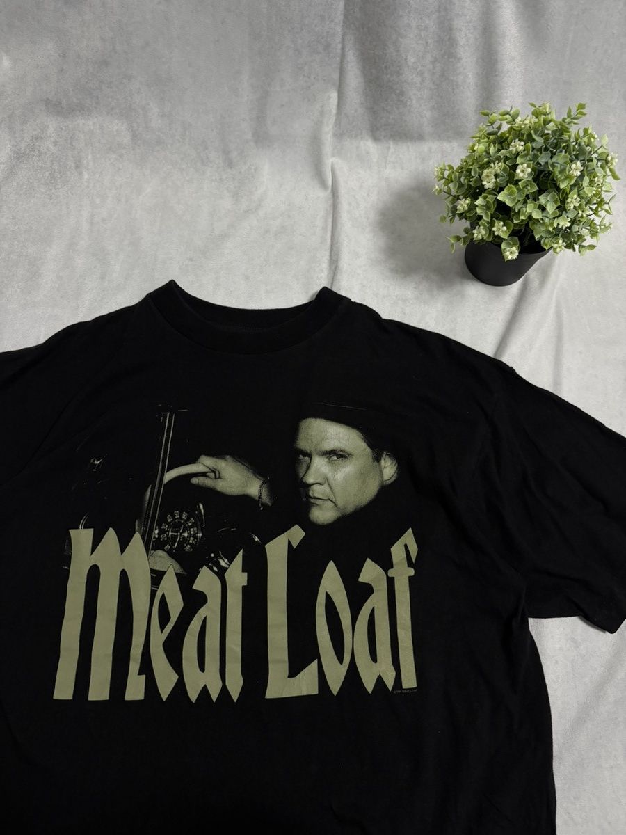 Vintage meat loaf oryginal t shirt from 1995 Size US XL / EU 56 / 4 - 3 Thumbnail