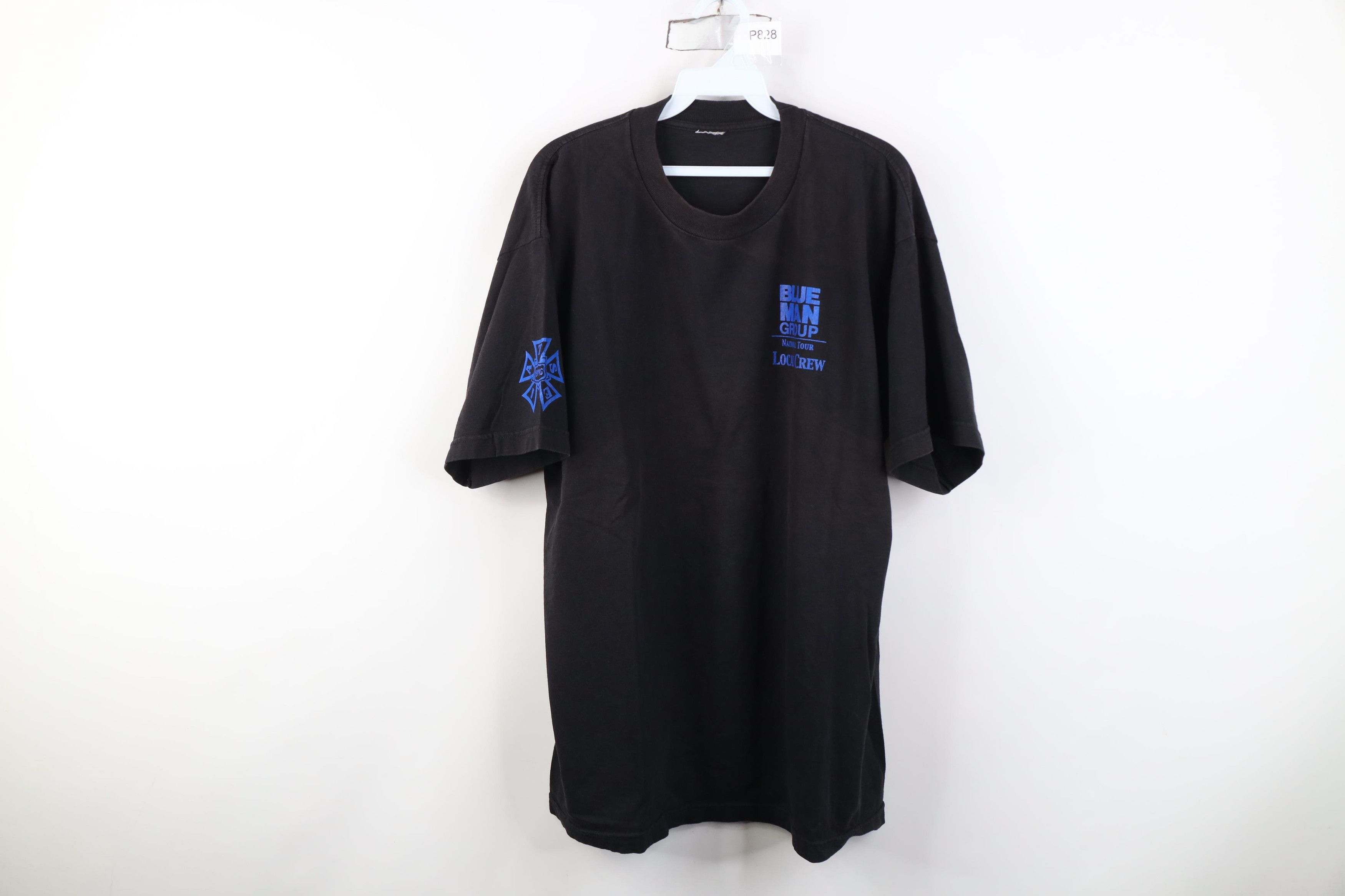 Vintage Vintage Y2K IATSE Crew Blue Man Group National Tour T-Shirt Size US XL / EU 56 / 4 - 1 Thumbnail
