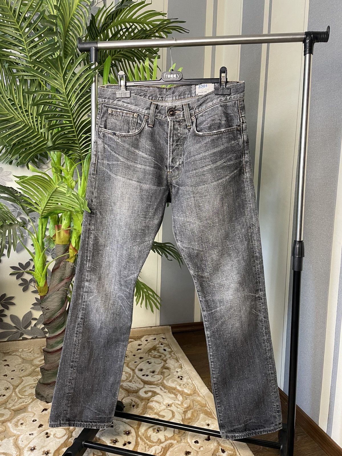 G-Star G-Star RAW Men’s Grey Jeans Pants 3301 Size 31x32 Size US 31 - 1 Thumbnail