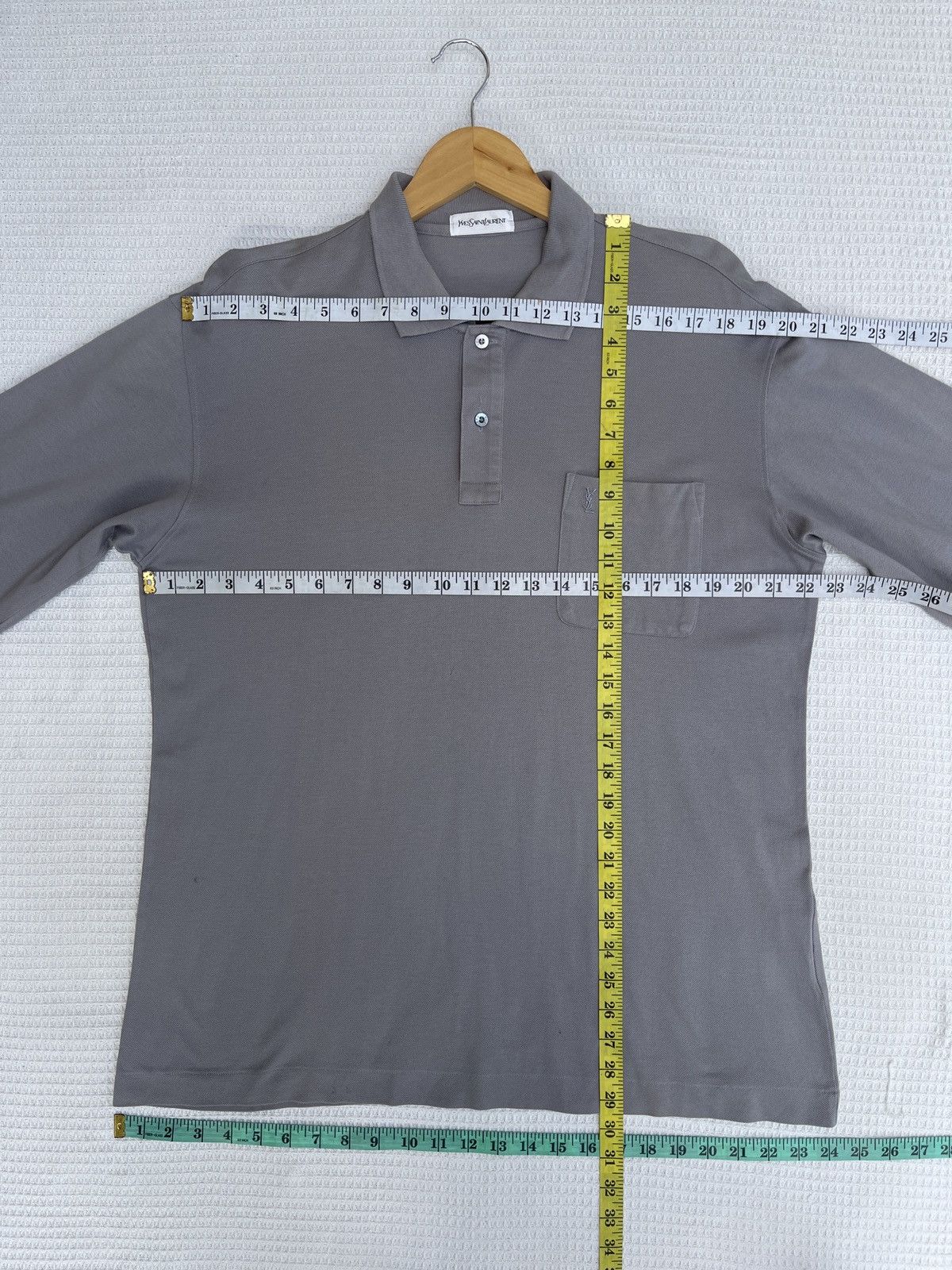 Yves Saint Laurent LastDrop🔥Rare🔥Vintage YSL YvesSaintLaurent Long Sleeve Shirt Size US L / EU 52-54 / 3 - 12 Thumbnail