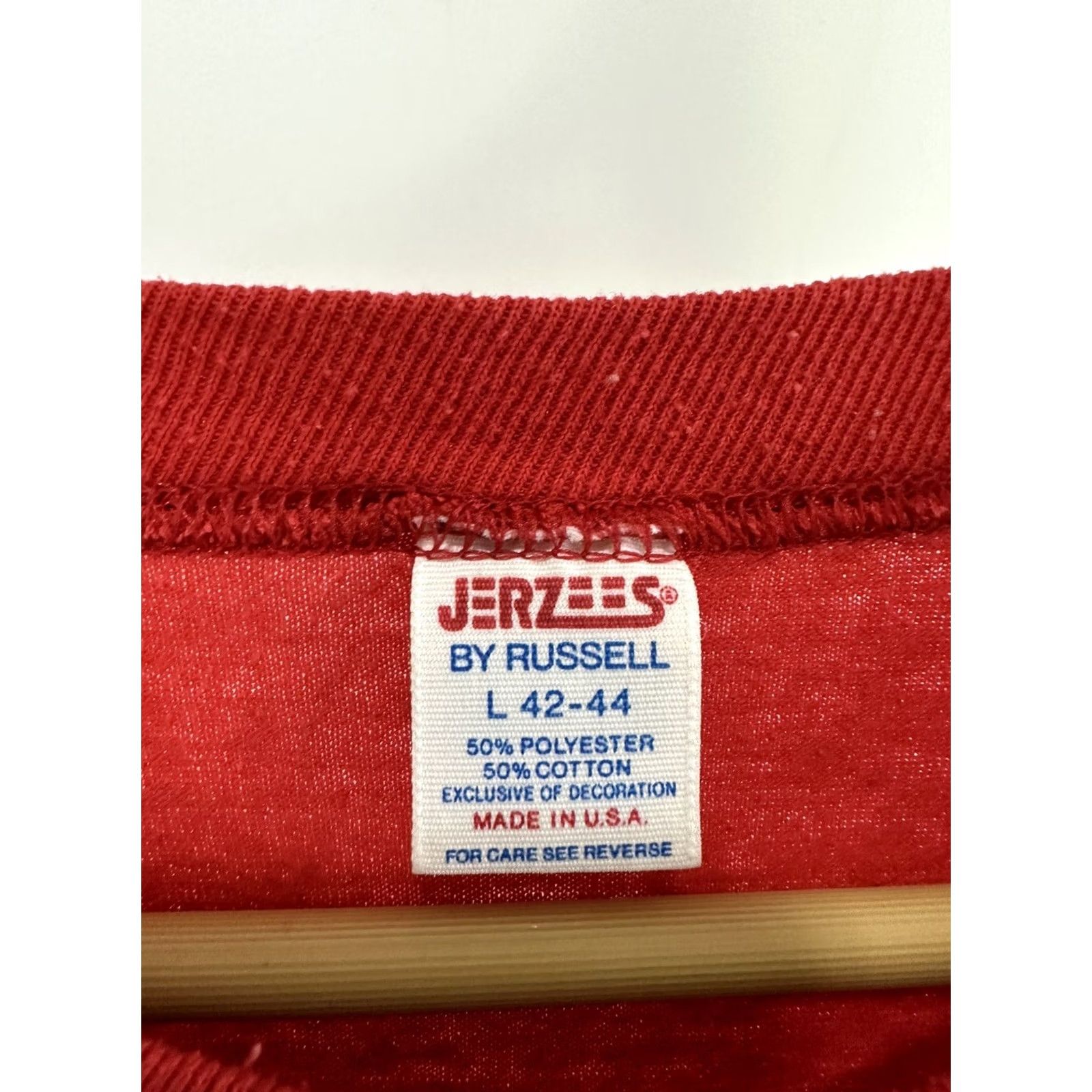 Jerzees VTG 80s If All Else Fails Lower Your Standards Thin Funny Quote T-Shirt L Red Mens Shirt 80s VTG Funny Quote T-Shirt Size L Red Mens Size US L / EU 52-54 / 3 - 4 Thumbnail