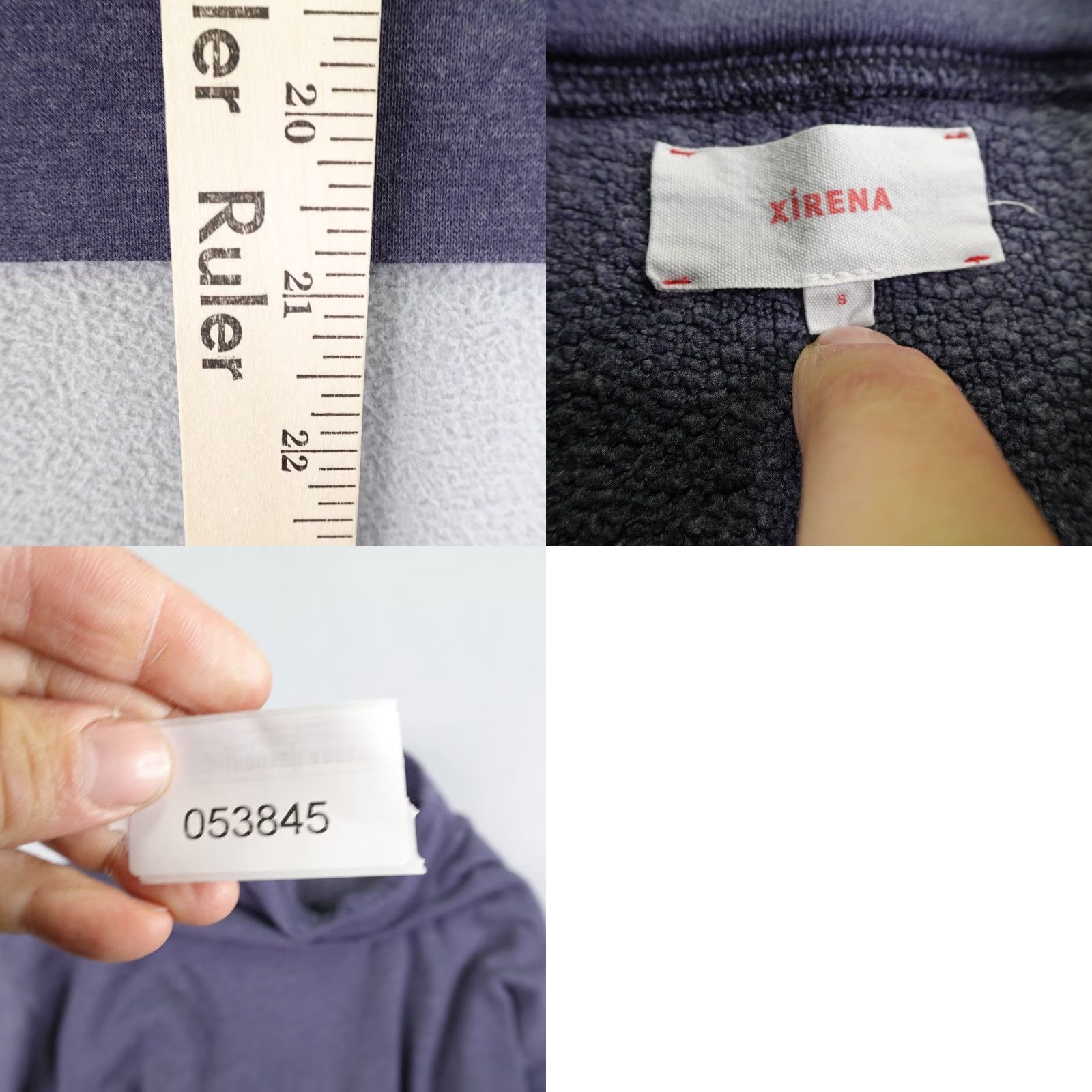 Xirena Xirena Sweatshirt Womens Small Blue Cowl Neck Pullover Oversized Cozy Size S / US 4 / IT 40 - 8 Thumbnail
