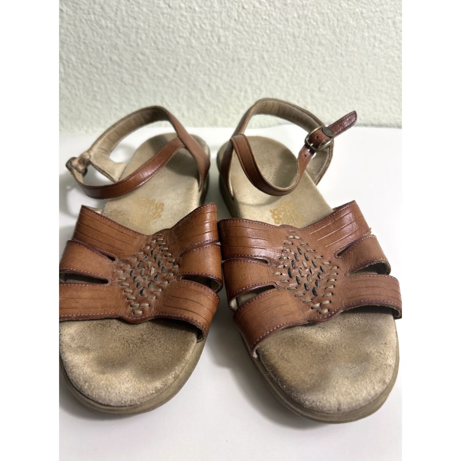 SAS SAS Tripad Comfort Sandal Tan Leather Women's Brown Strappy Size 9.5 M Size US 10 / IT 40 - 4 Thumbnail