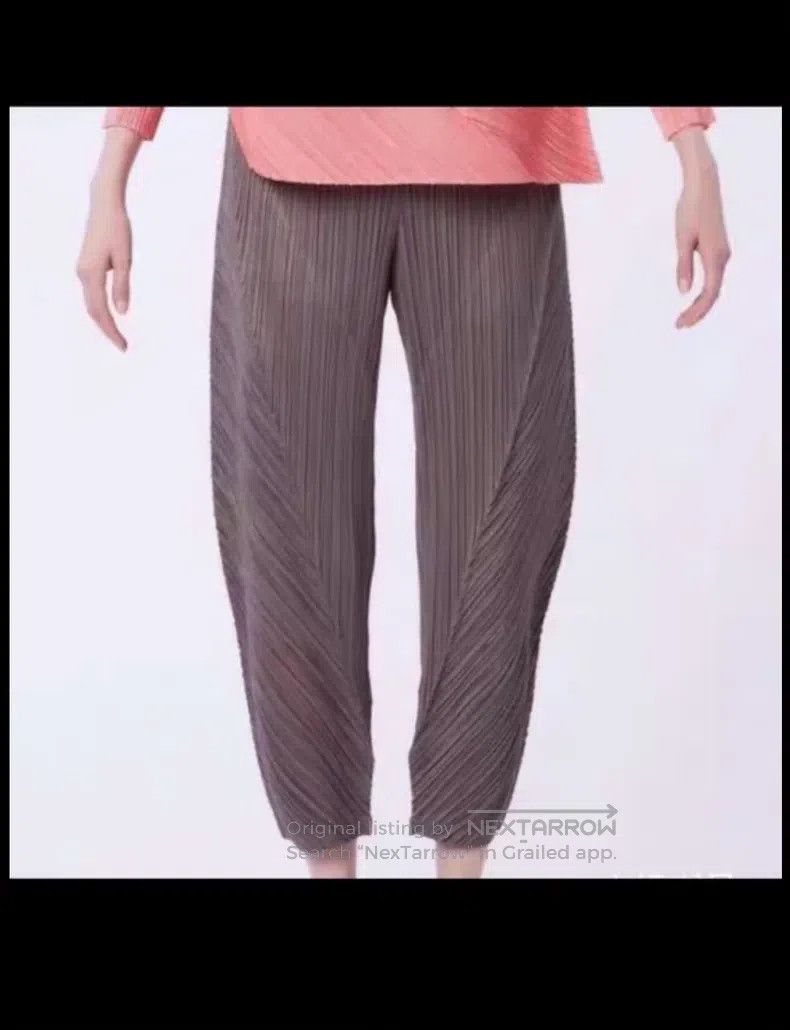 Issey Miyake Issey Miyake Brown Pants Size L / US 10 / IT 46 - 2 Thumbnail