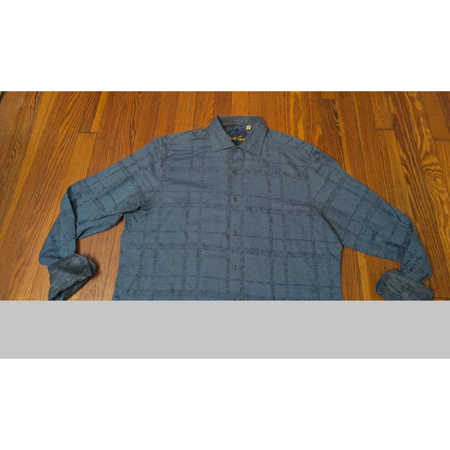 Robert Graham Robert Graham Mens Blue Button-Down Shirt XL Size US XL / EU 56 / 4 - 3 Thumbnail