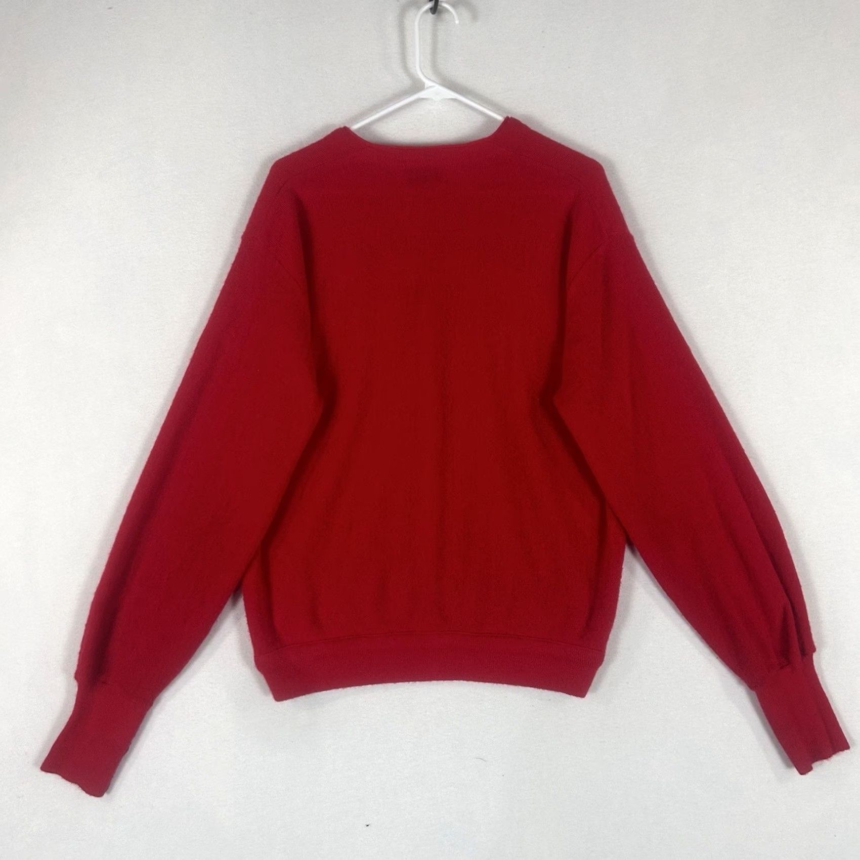Vintage VINTAGE Jefflinks Lord Jeff Cardigan Golf Sweater Mens XL Red 100% Dupont Orlon 80s Classic USA Boys? Size US XL / EU 56 / 4 - 6 Thumbnail