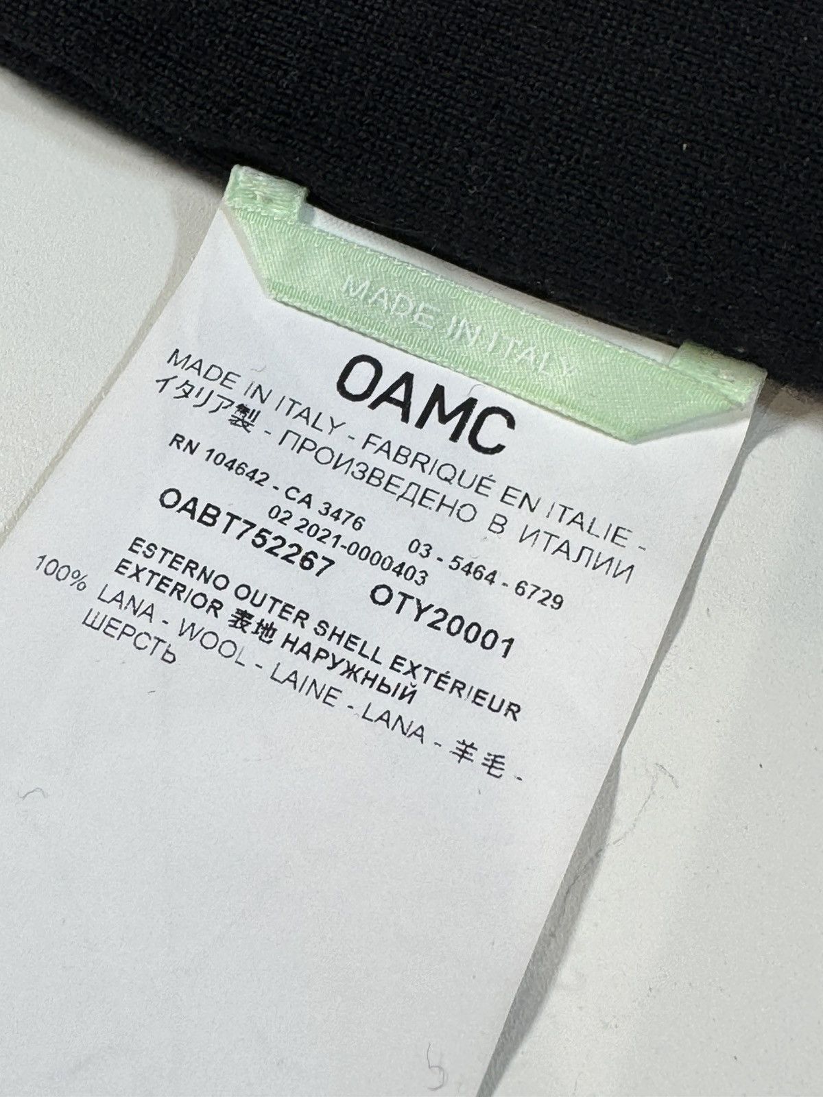 OAMC OAMC PATCHES WOOL BEANIE MADE IN ITALY 2021 Size ONE SIZE - 4 Thumbnail