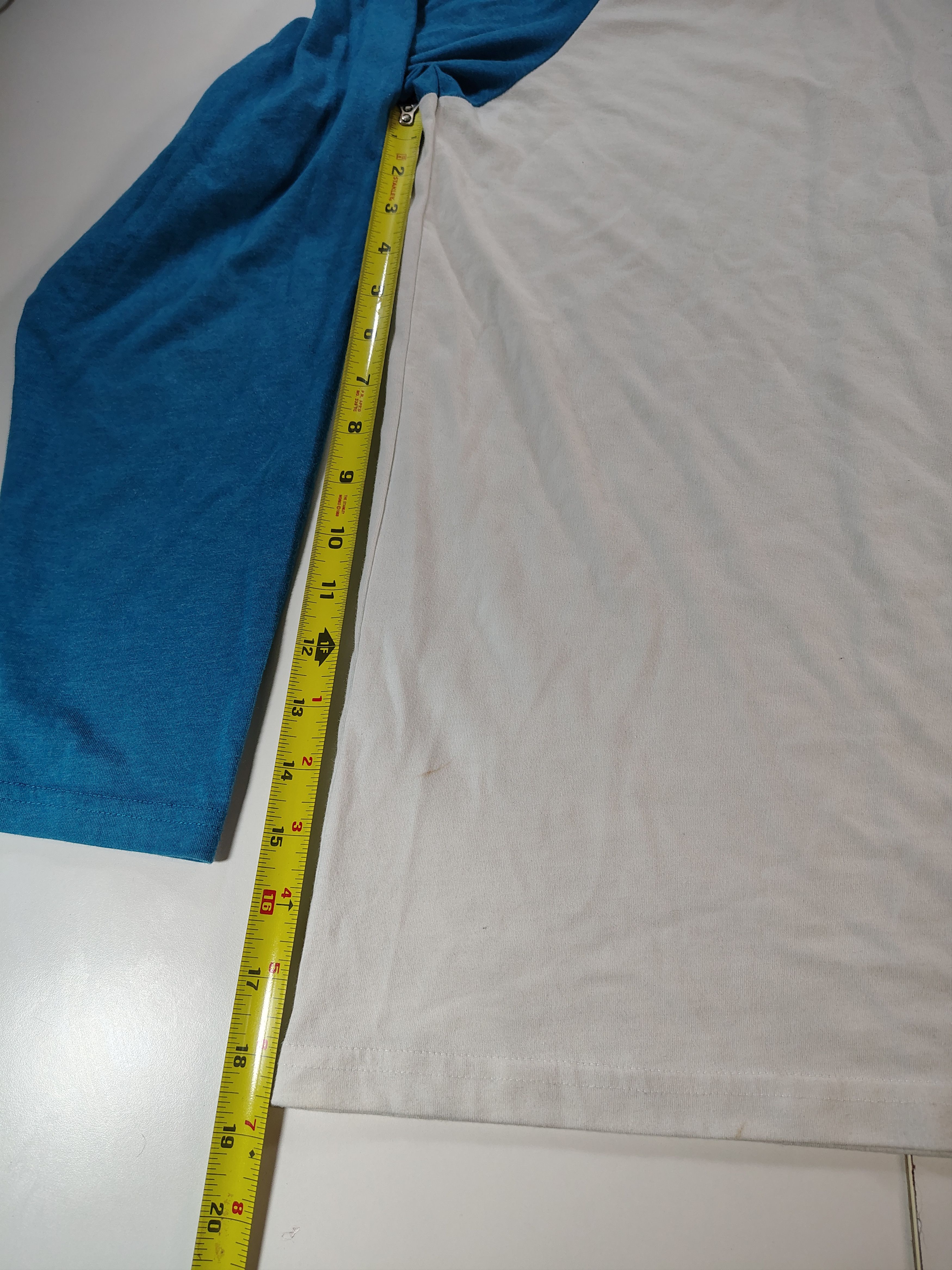 Old Navy Men's White & Blue XXL Long Sleeve Old Navy Plain Shirt Size US XXL / EU 58 / 5 - 4 Thumbnail